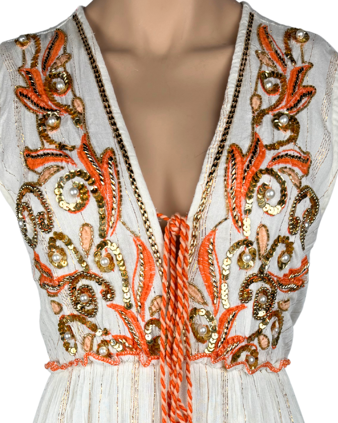 Boho-Maxikleid – Ärmellos