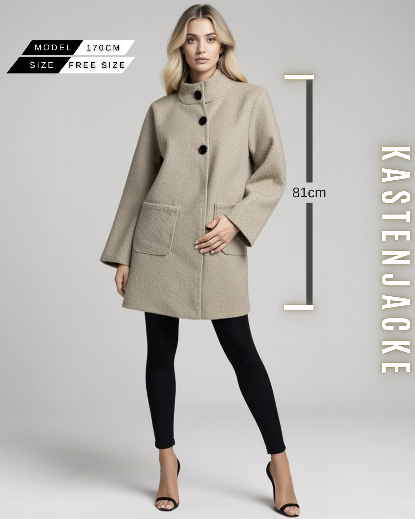 Eleganter Kastenjacke