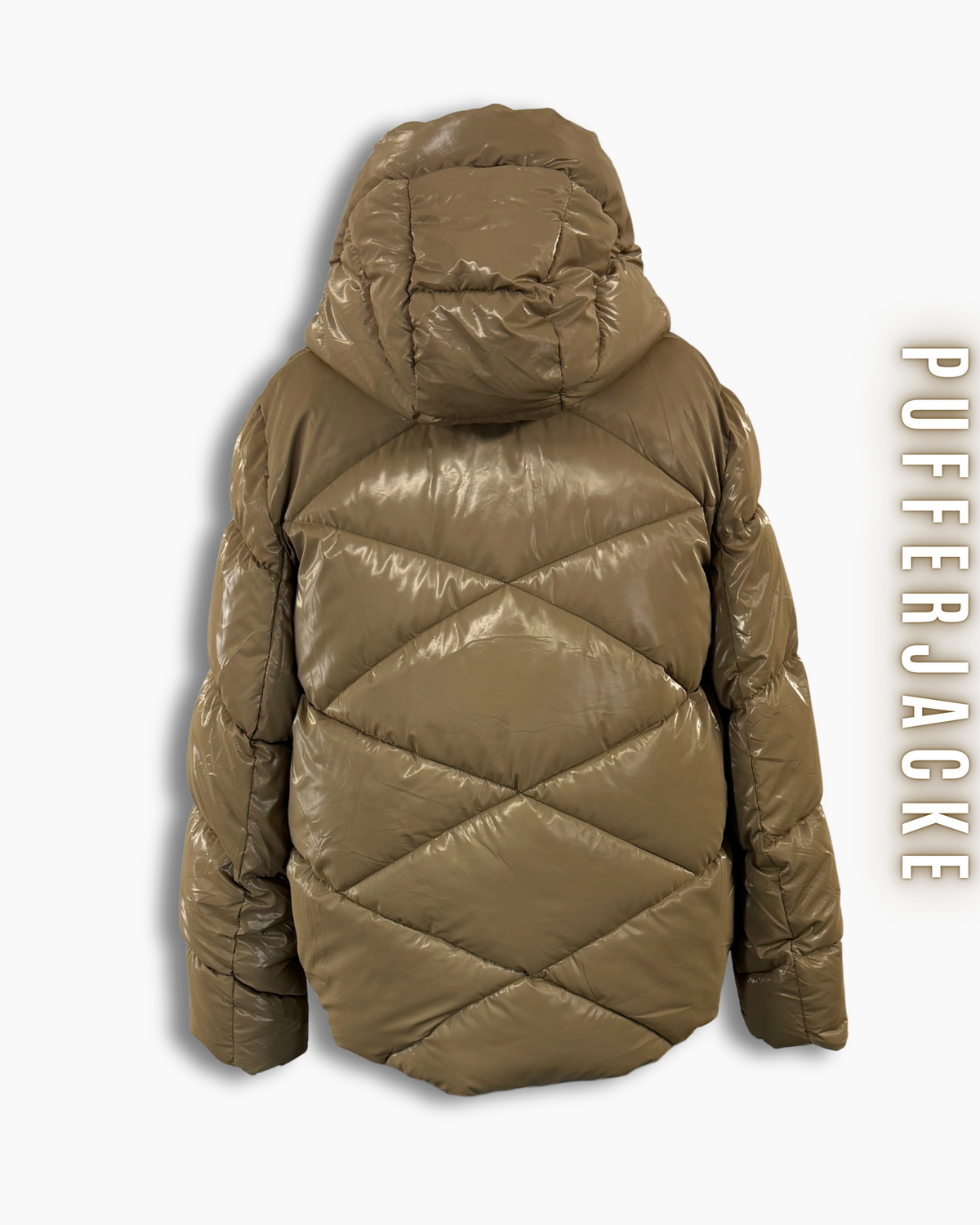 Glanz Pufferjacke Kurz