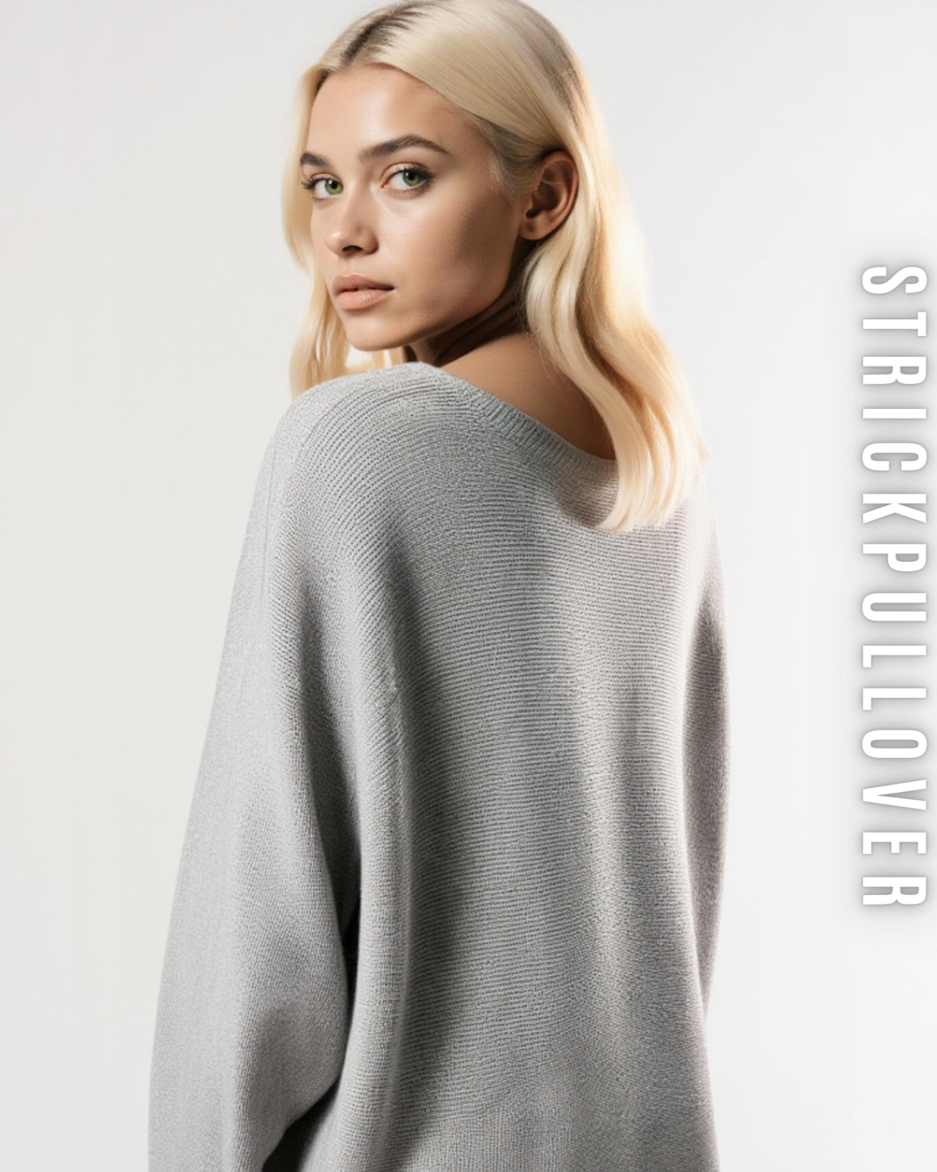 Oversized Strickpullover – Lässiger Feinstrick