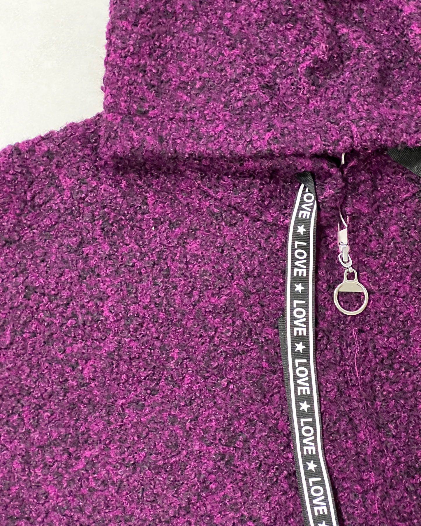 Teddy Mantel mit Kapuze