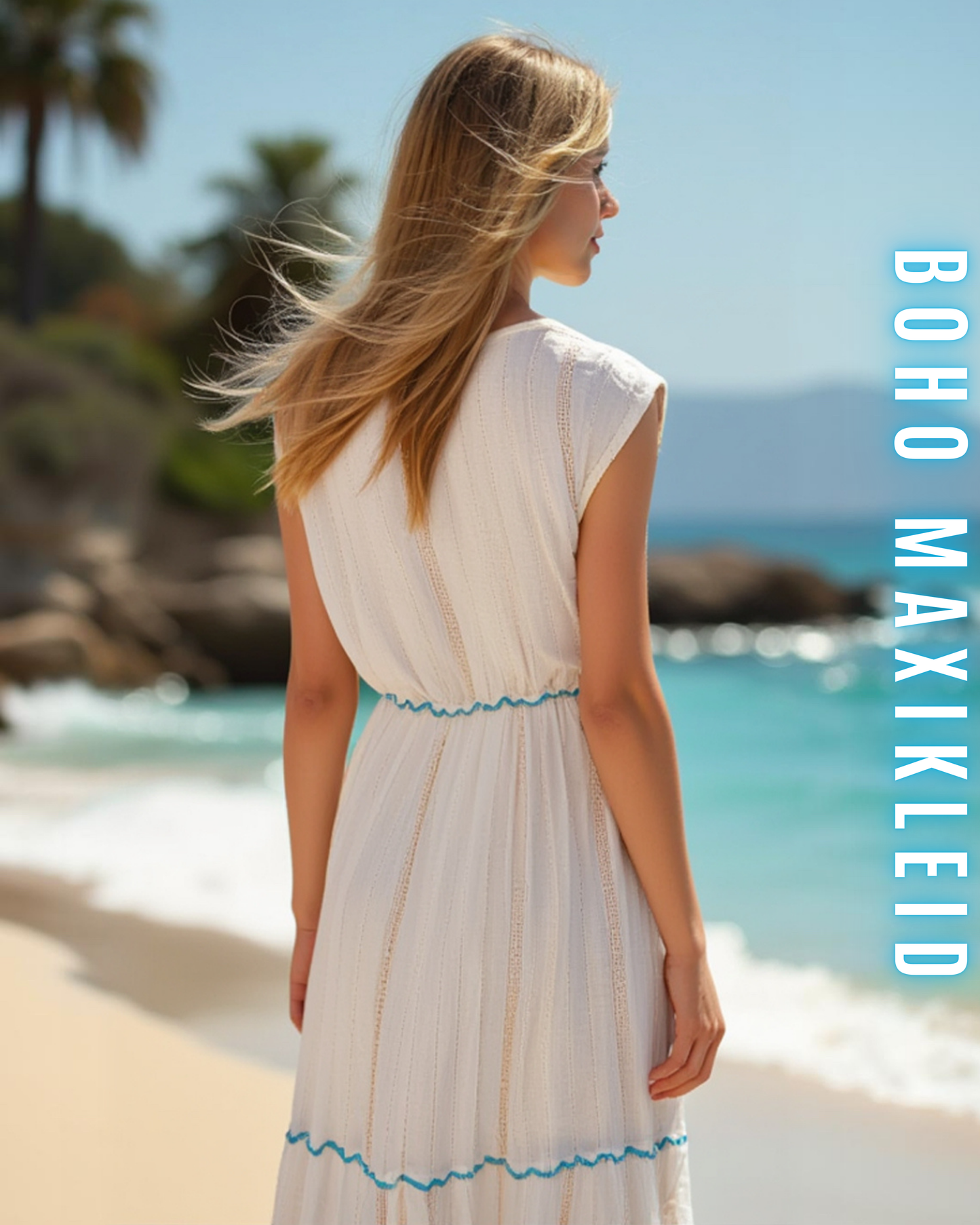Boho-Maxikleid – Ärmellos