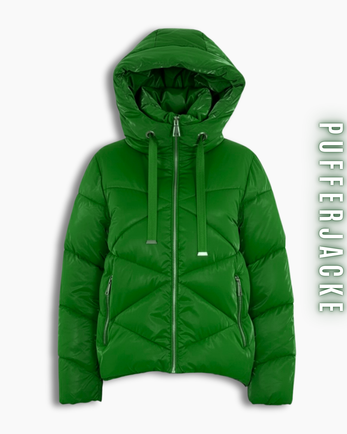 Glanz Pufferjacke Kurz