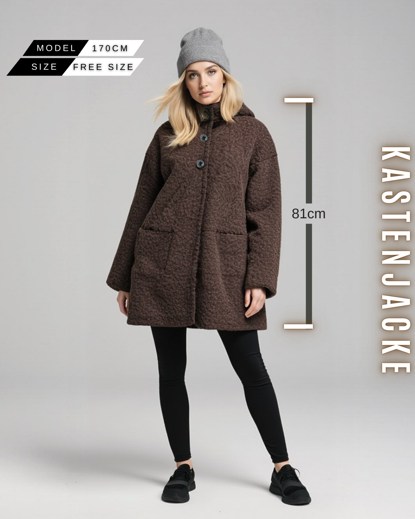Eleganter Kastenjacke