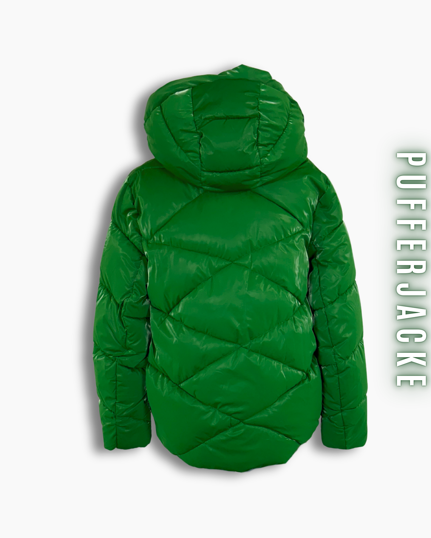 Glanz Pufferjacke Kurz