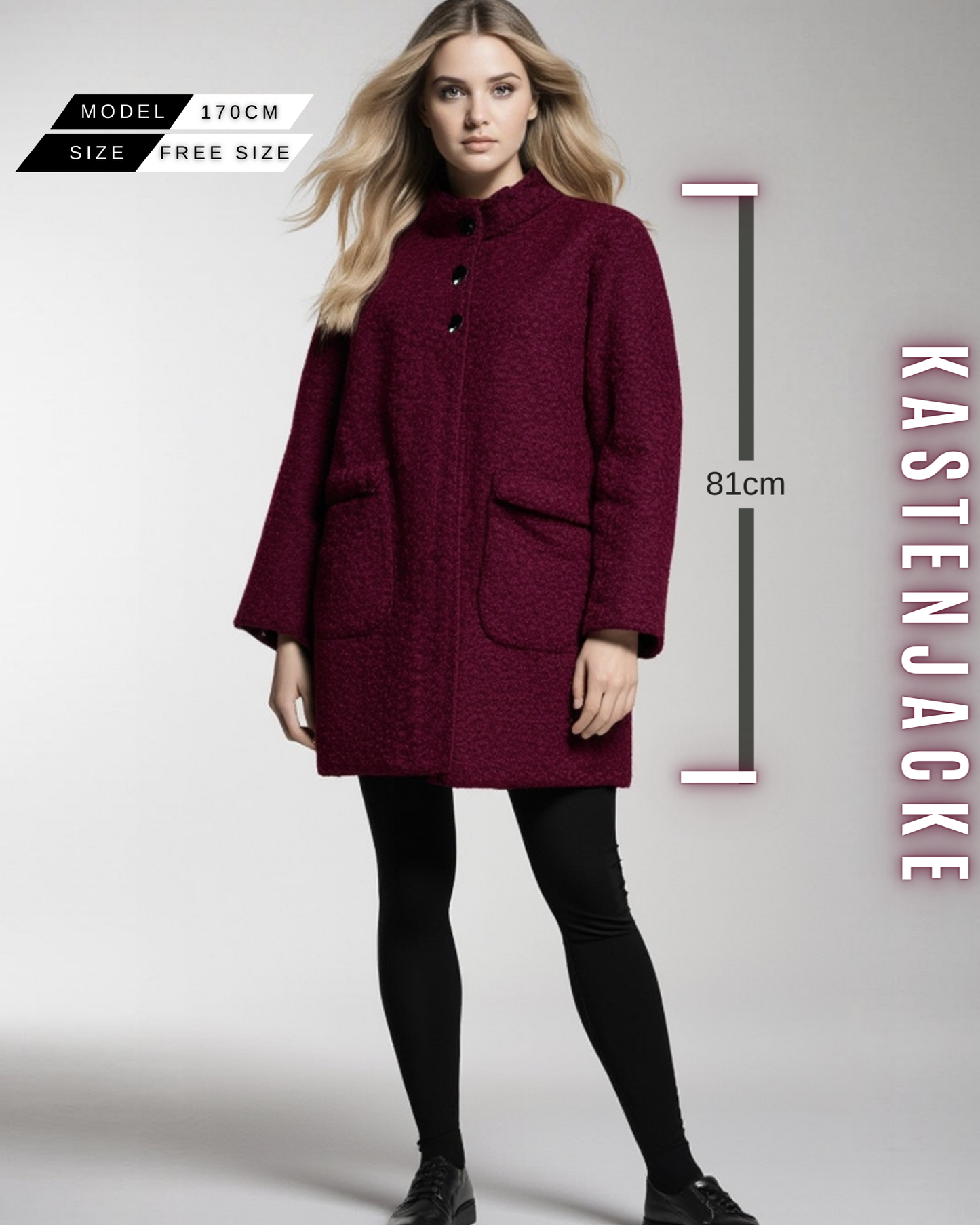 Eleganter Kastenjacke