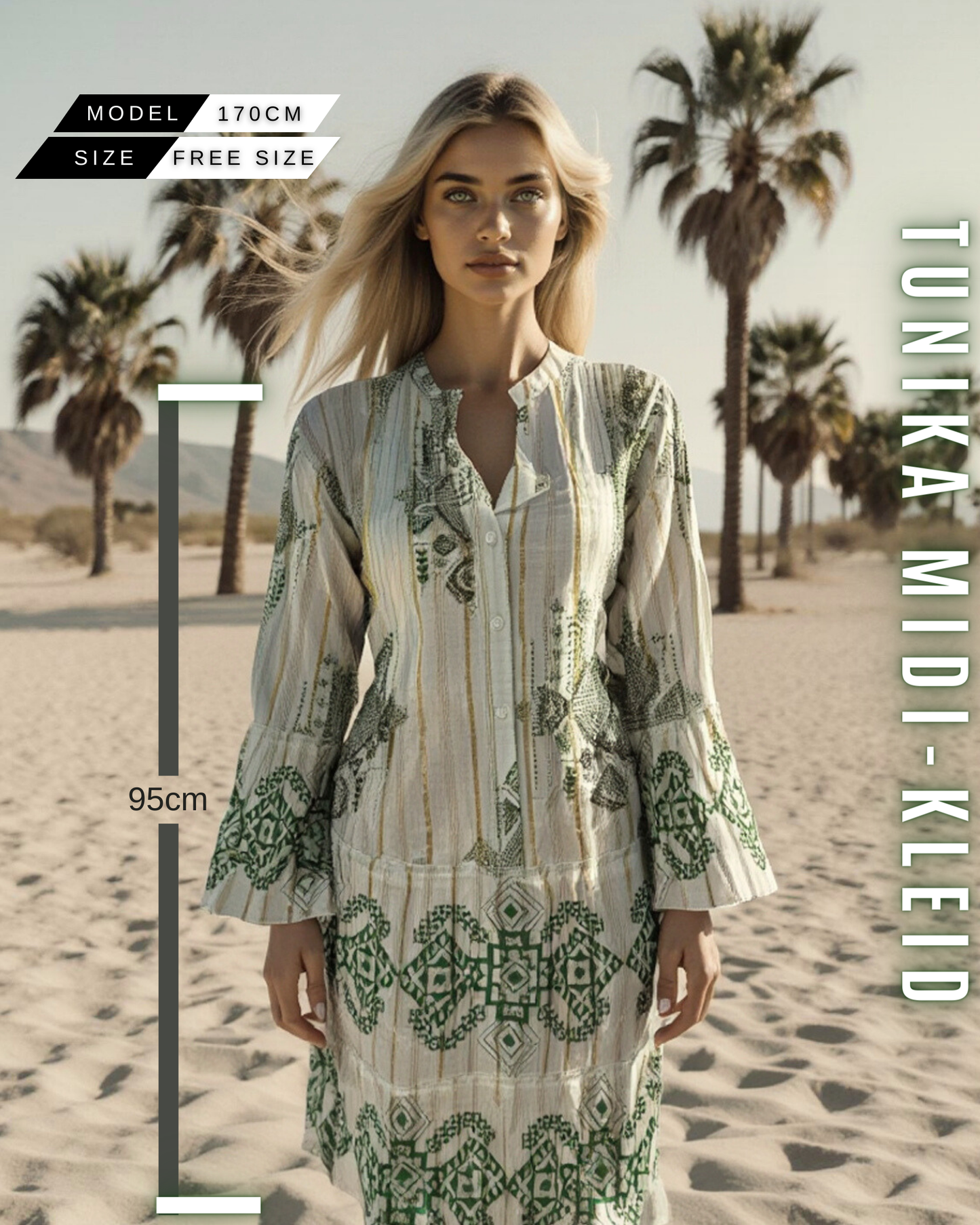 Tunika-Midikleid "Oasen-Flair"