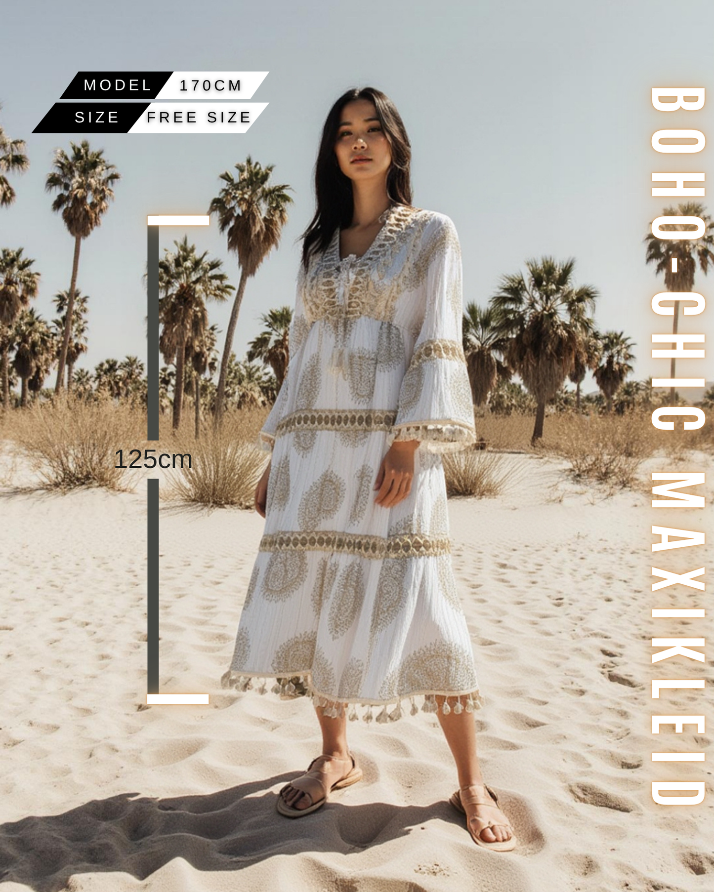 Boho-Chic Maxikleid