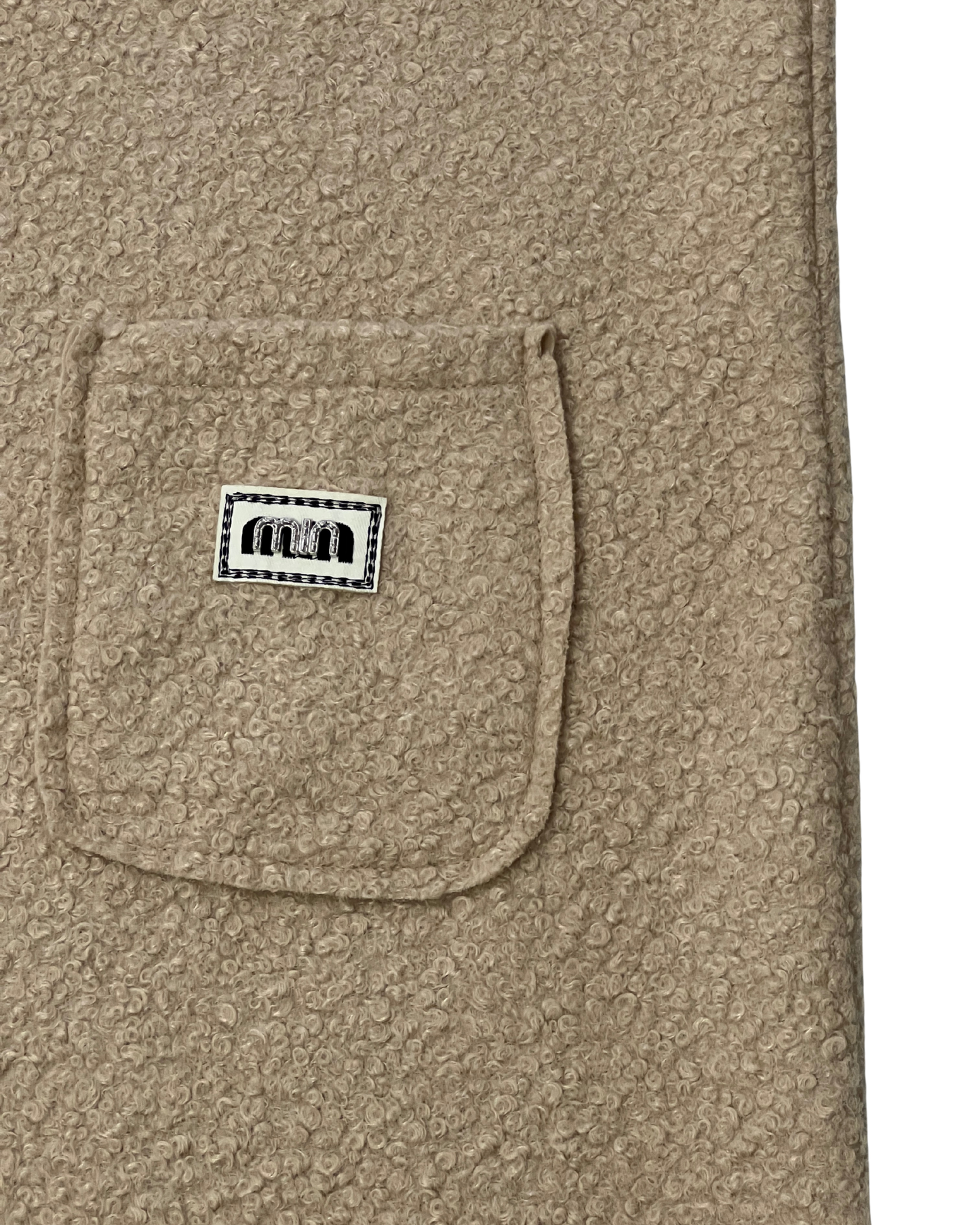 Teddy Mantel mit Kapuze