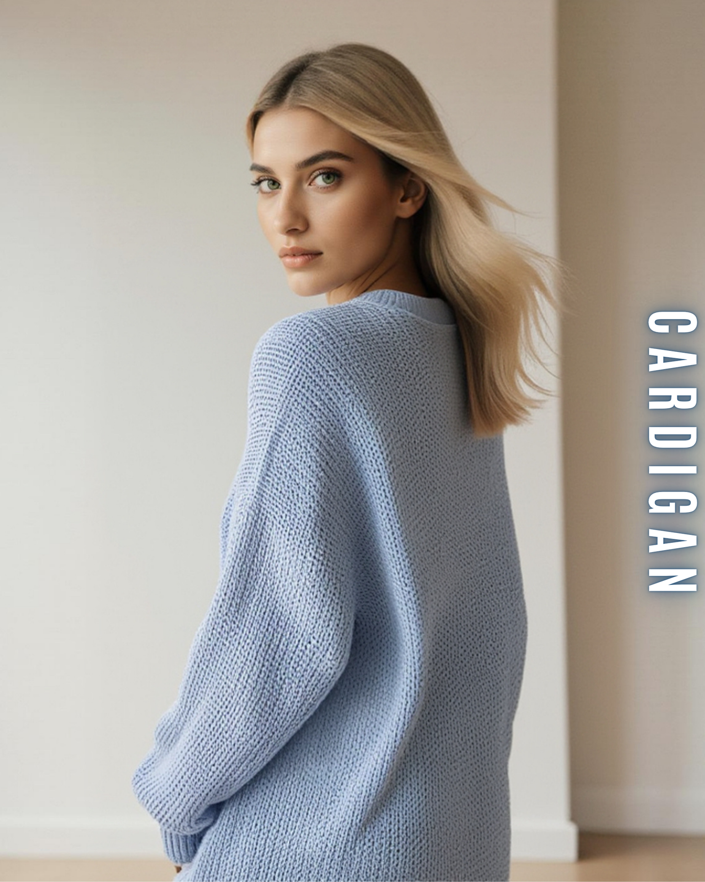 Langer Grobstrick Cardigan