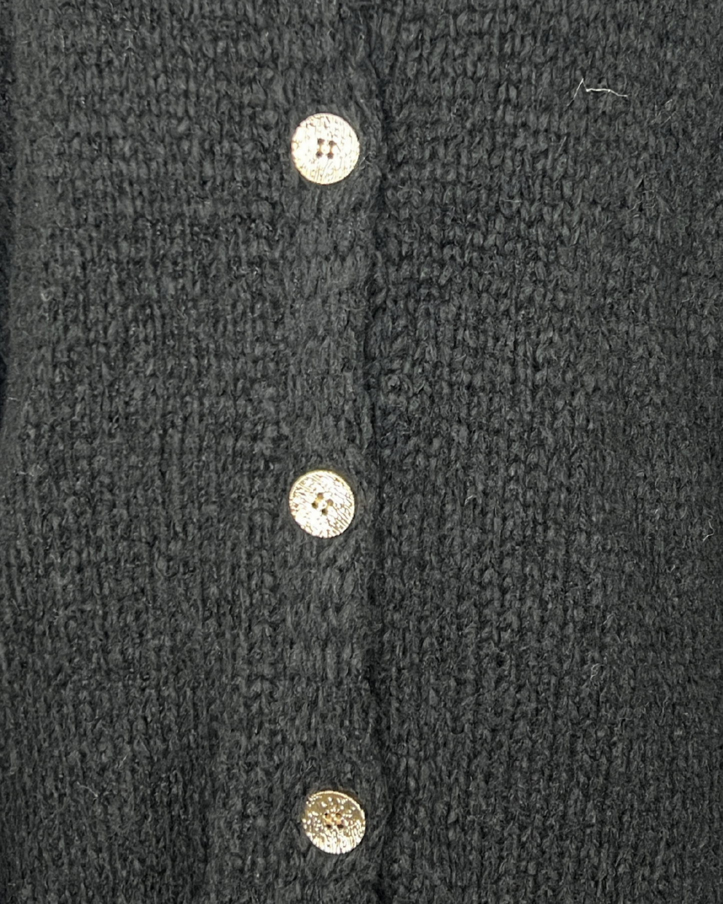 Strickjacke mit Glanzknöpfe