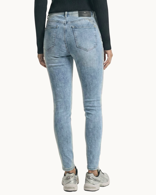 Push-Up Skinny Jeans Mid-Wash