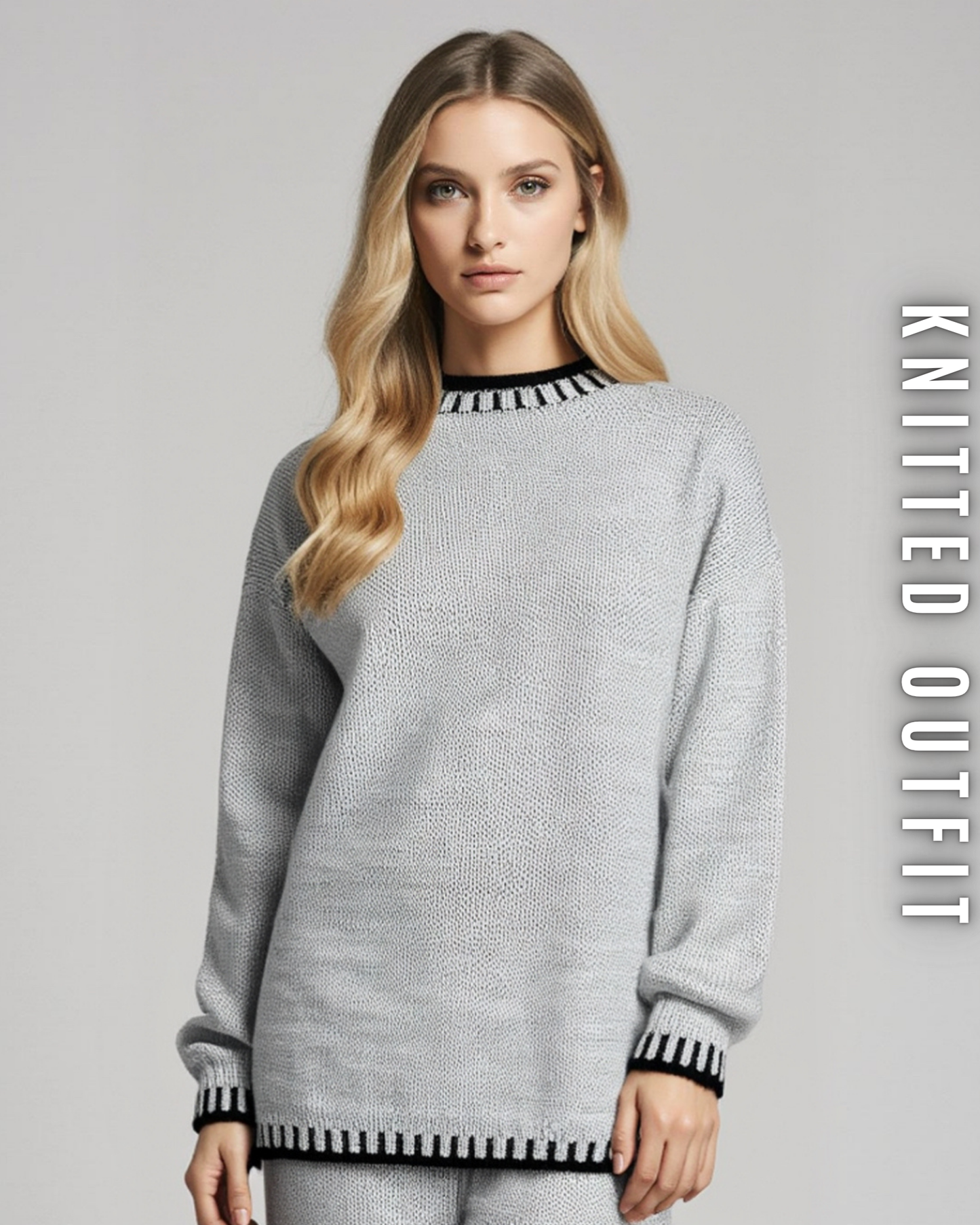 Kuscheliger Strick-Loungewear