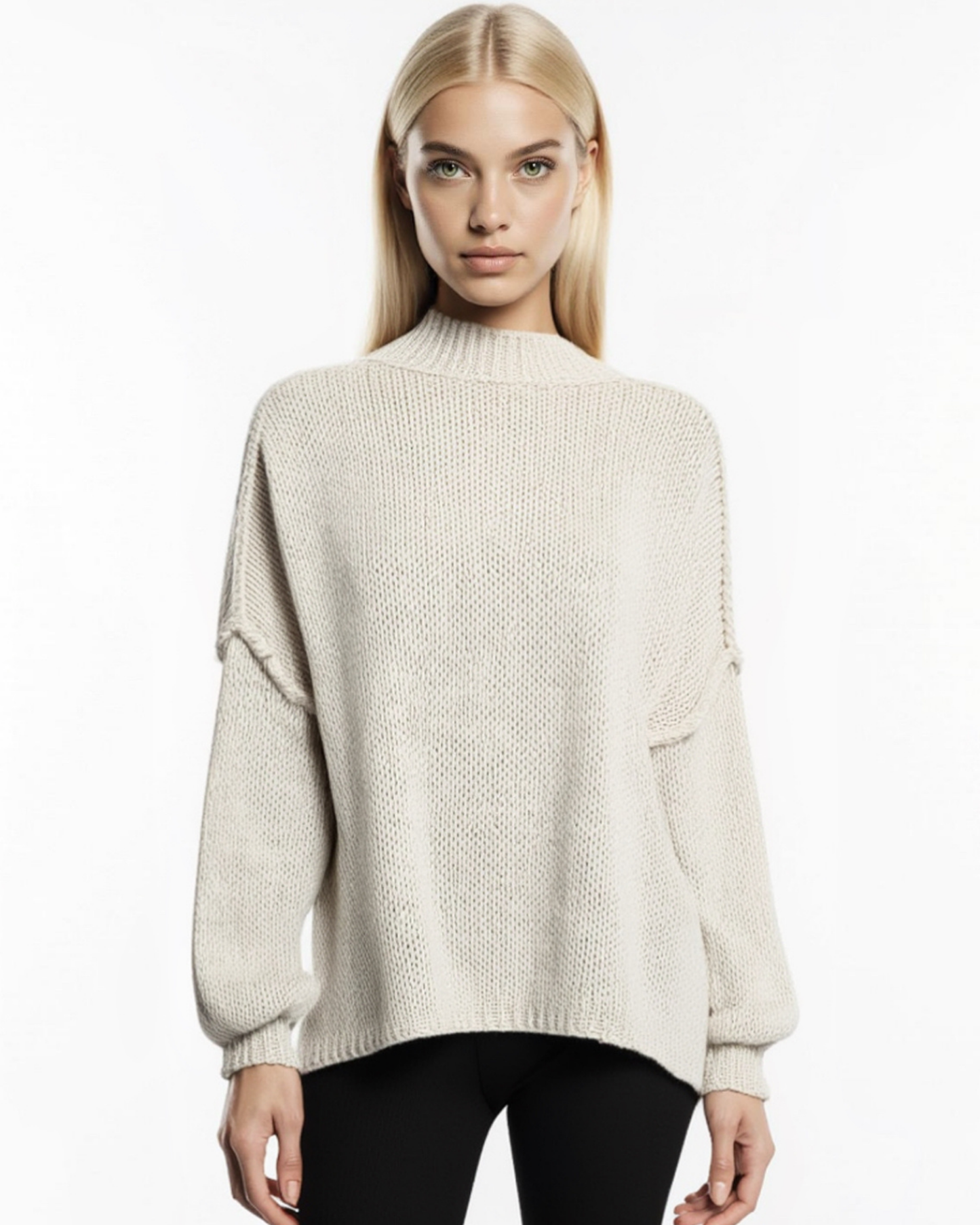 Eleganter Oversize-Strickpullover