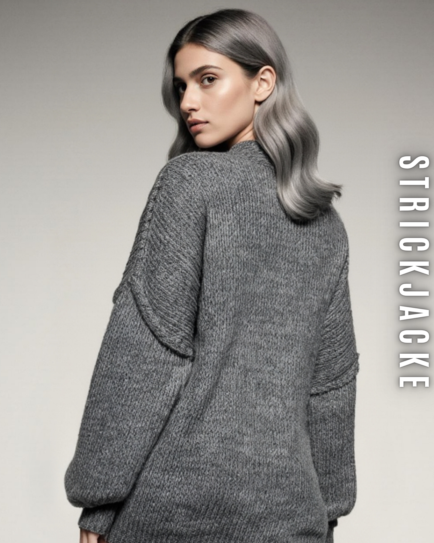 Strickjacke mit Glanzknöpfe