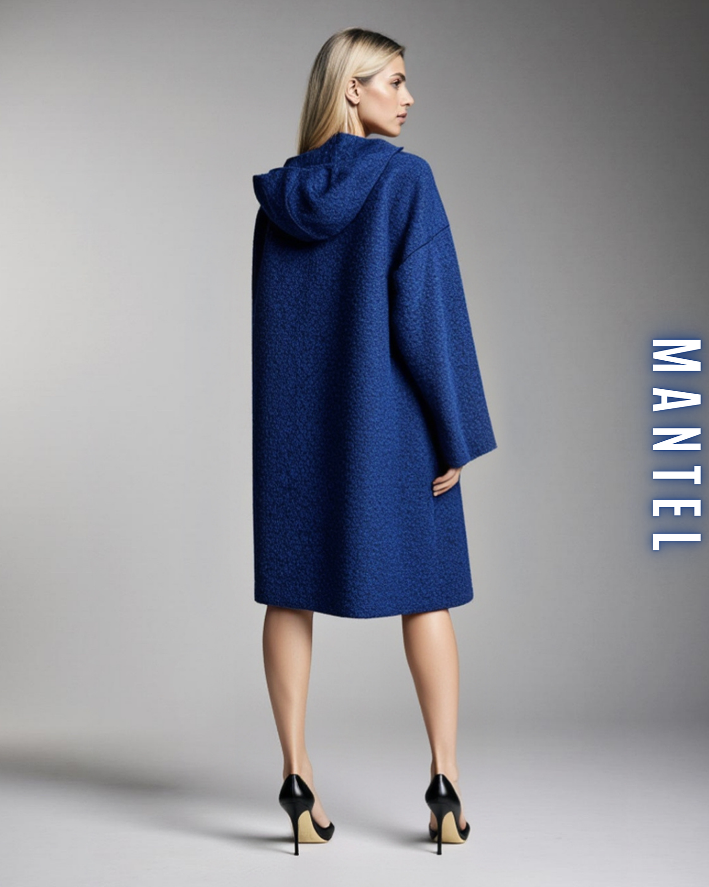 Teddy Mantel mit Kapuze