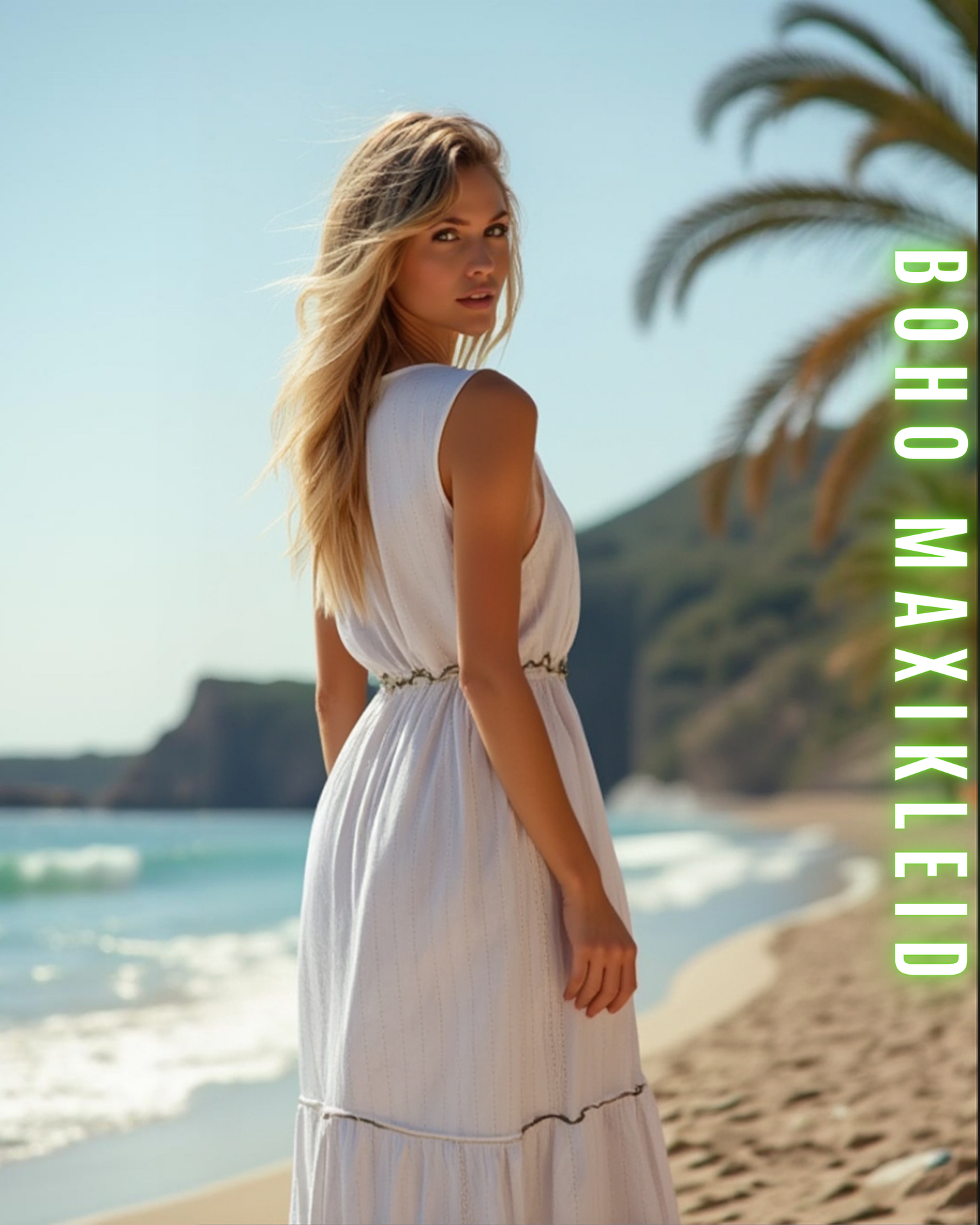 Boho-Maxikleid – Ärmellos