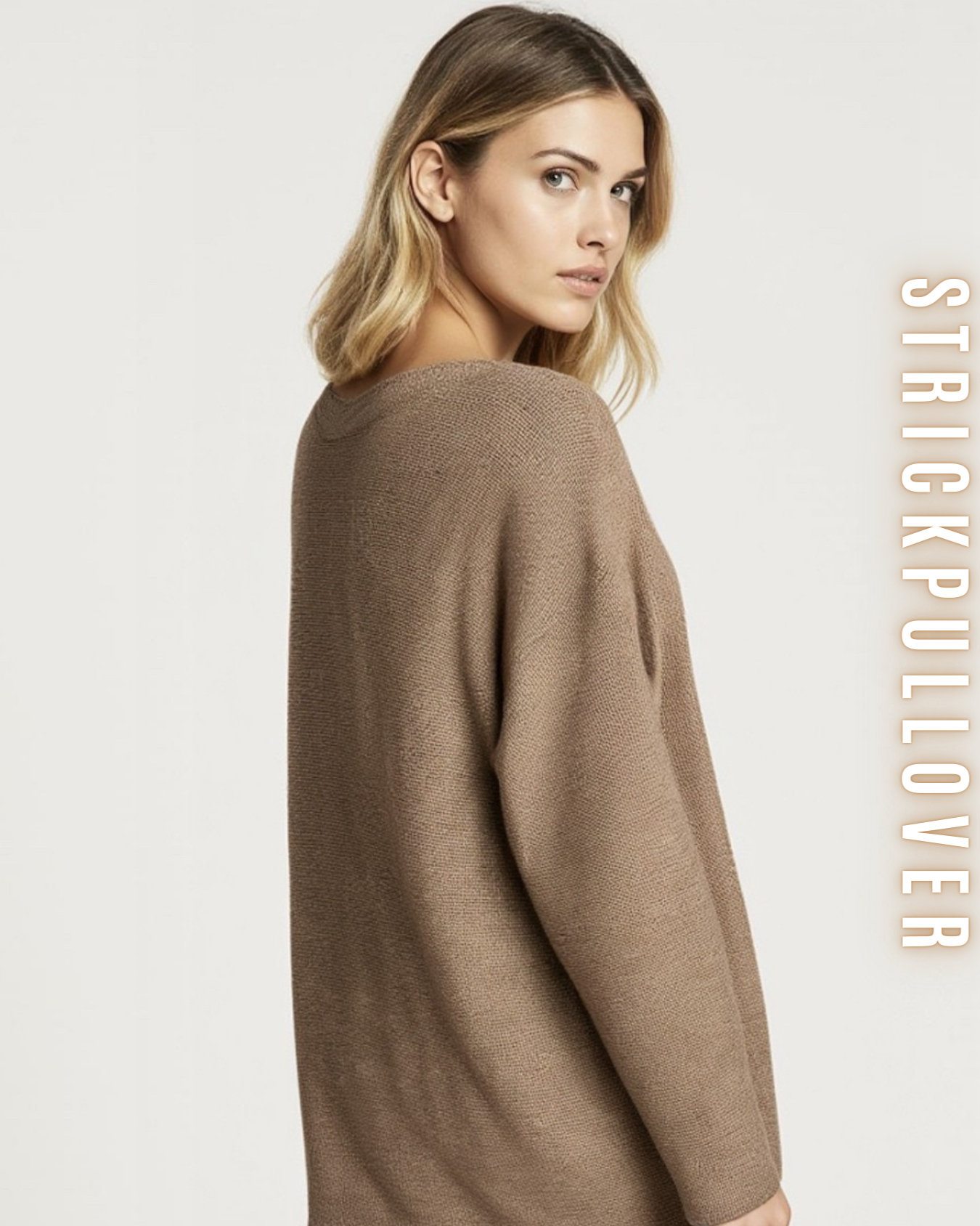 Oversized Strickpullover – Lässiger Feinstrick