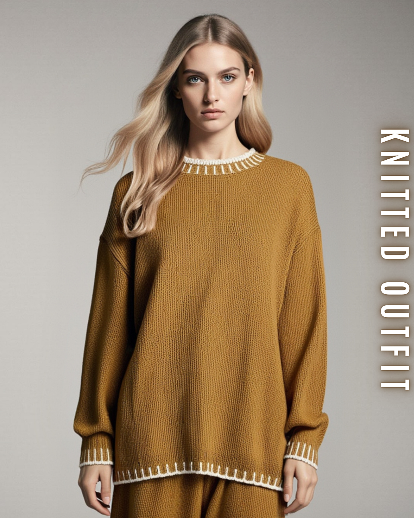 Kuscheliger Strick-Loungewear