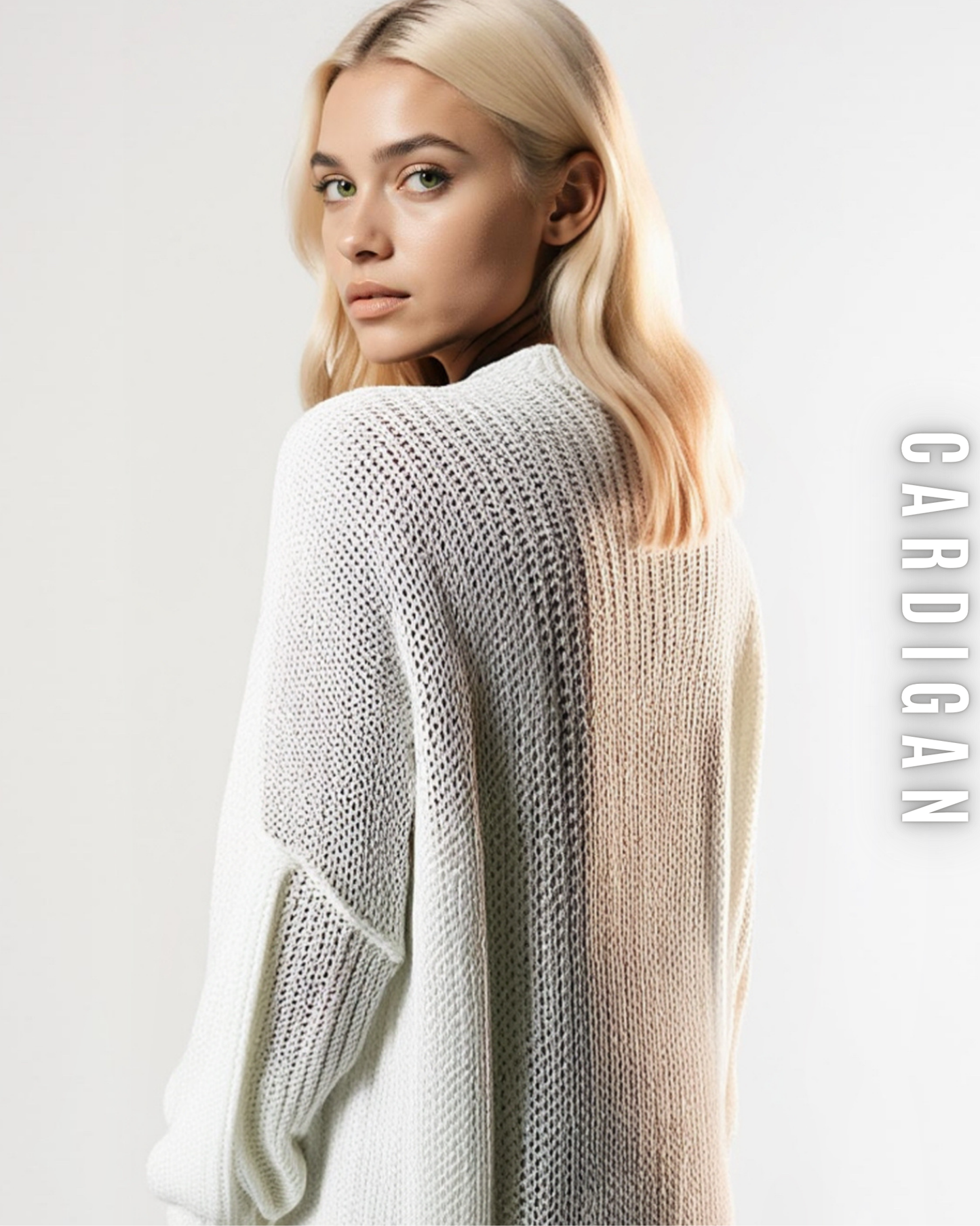 Langer Grobstrick Cardigan