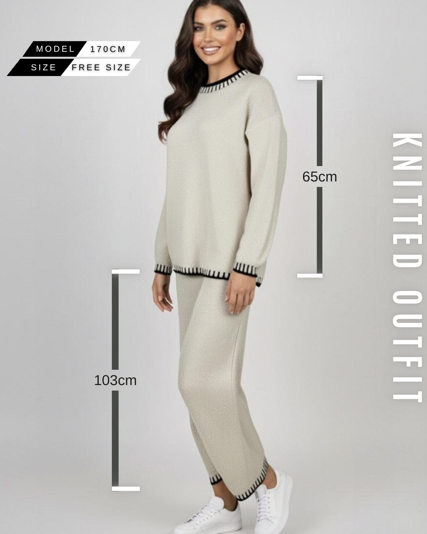 Kuscheliger Strick-Loungewear