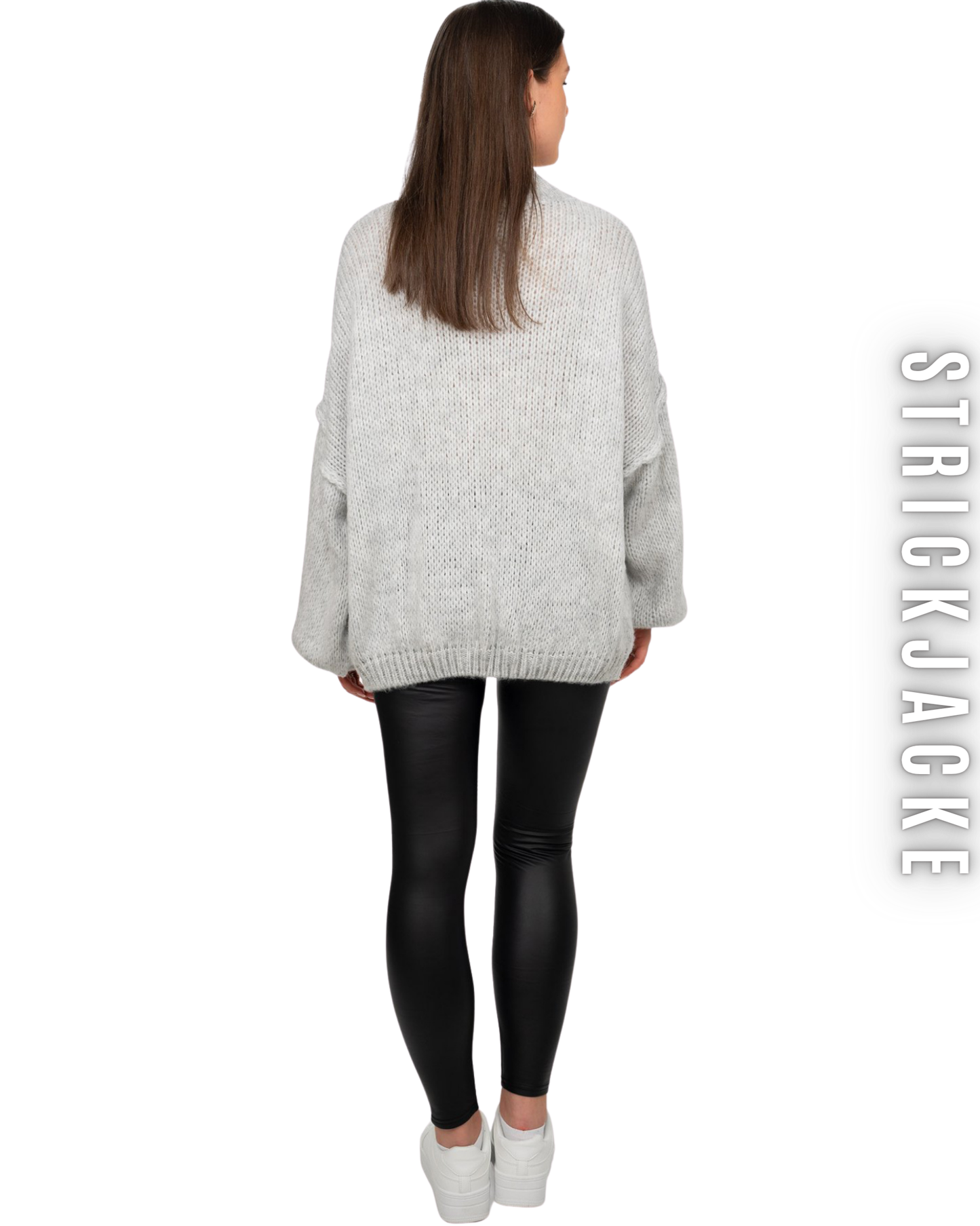 Strickjacke mit Glanzknöpfe