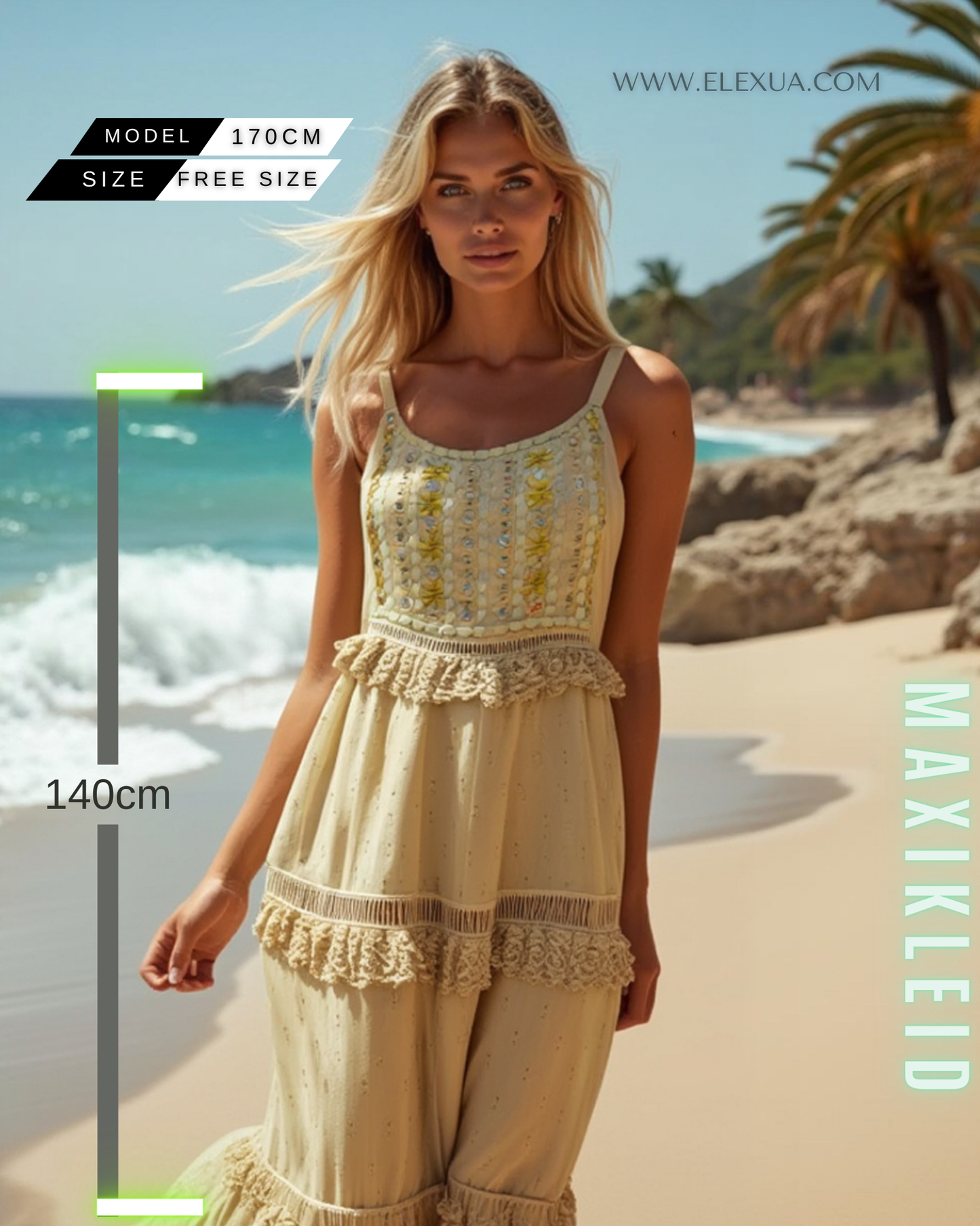 Boho-Kleid - Luftig & elegant