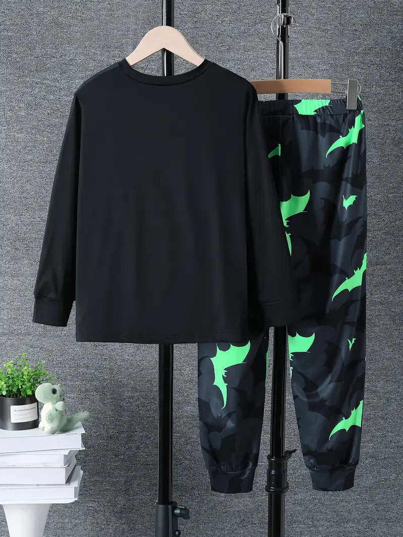 NEON 2-teiliges T-Shirt & Jogginghose