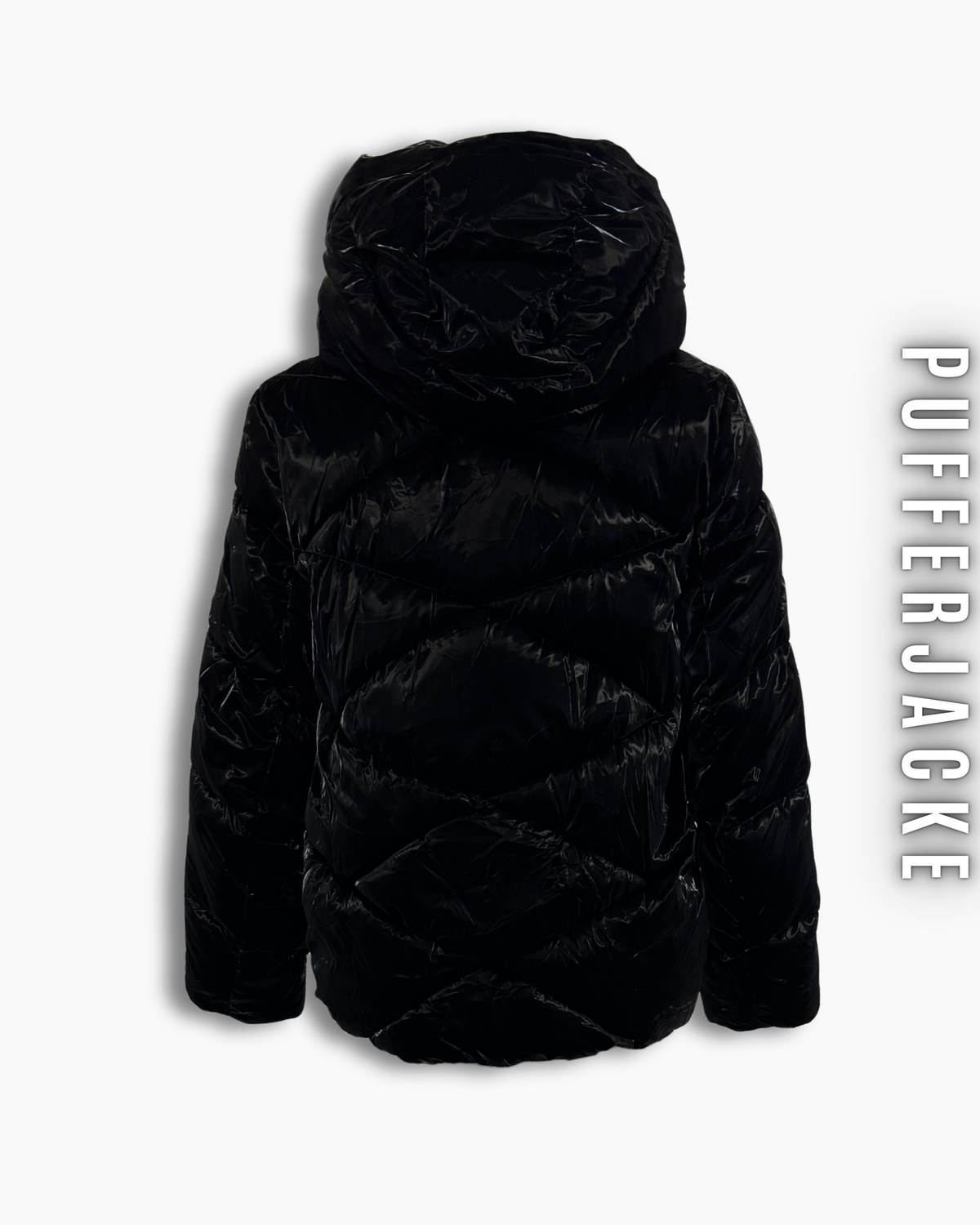 Glanz Pufferjacke Kurz