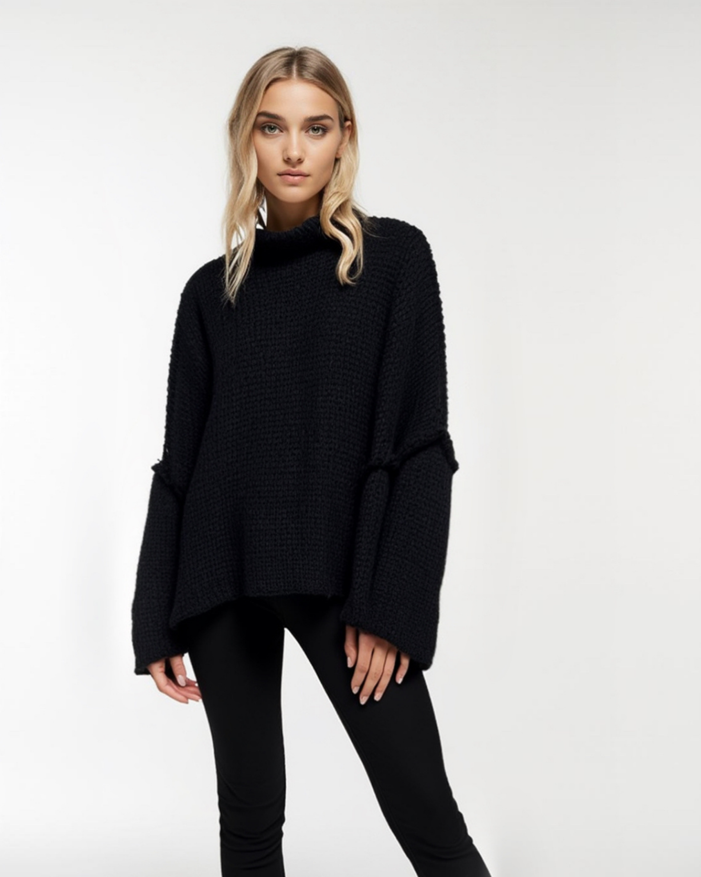 Eleganter Oversize-Strickpullover