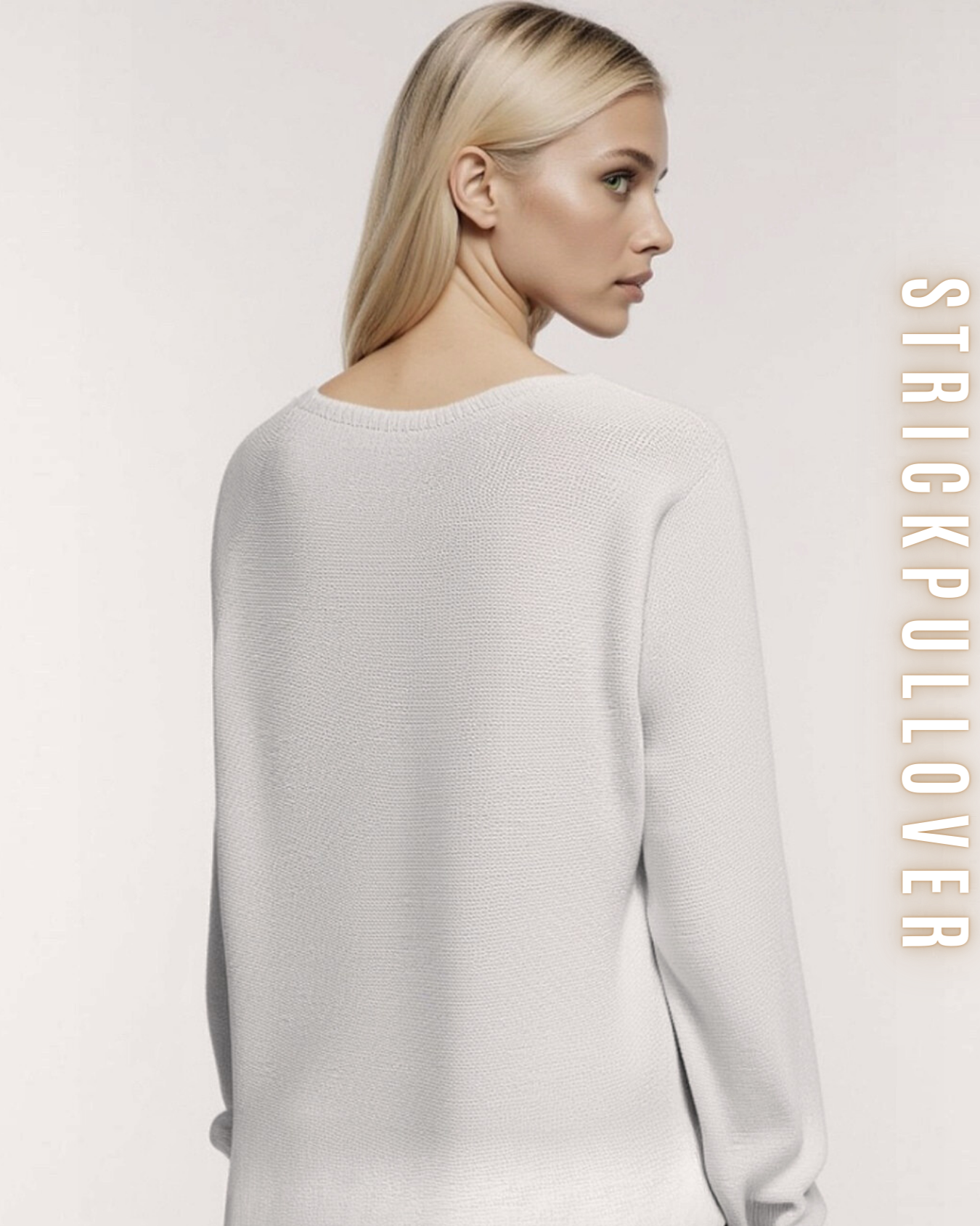 Oversized Strickpullover – Lässiger Feinstrick