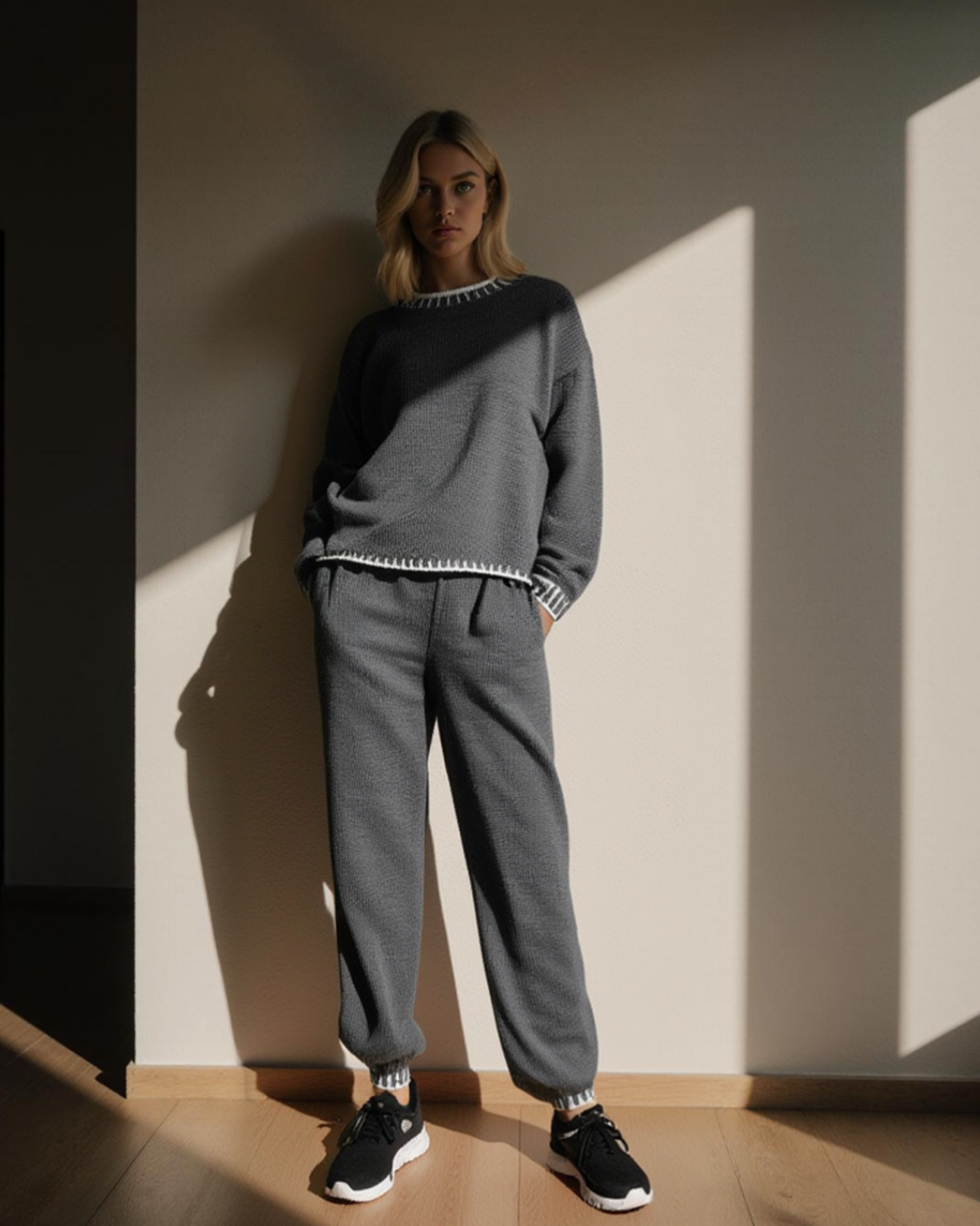 Kuscheliger Strick-Loungewear