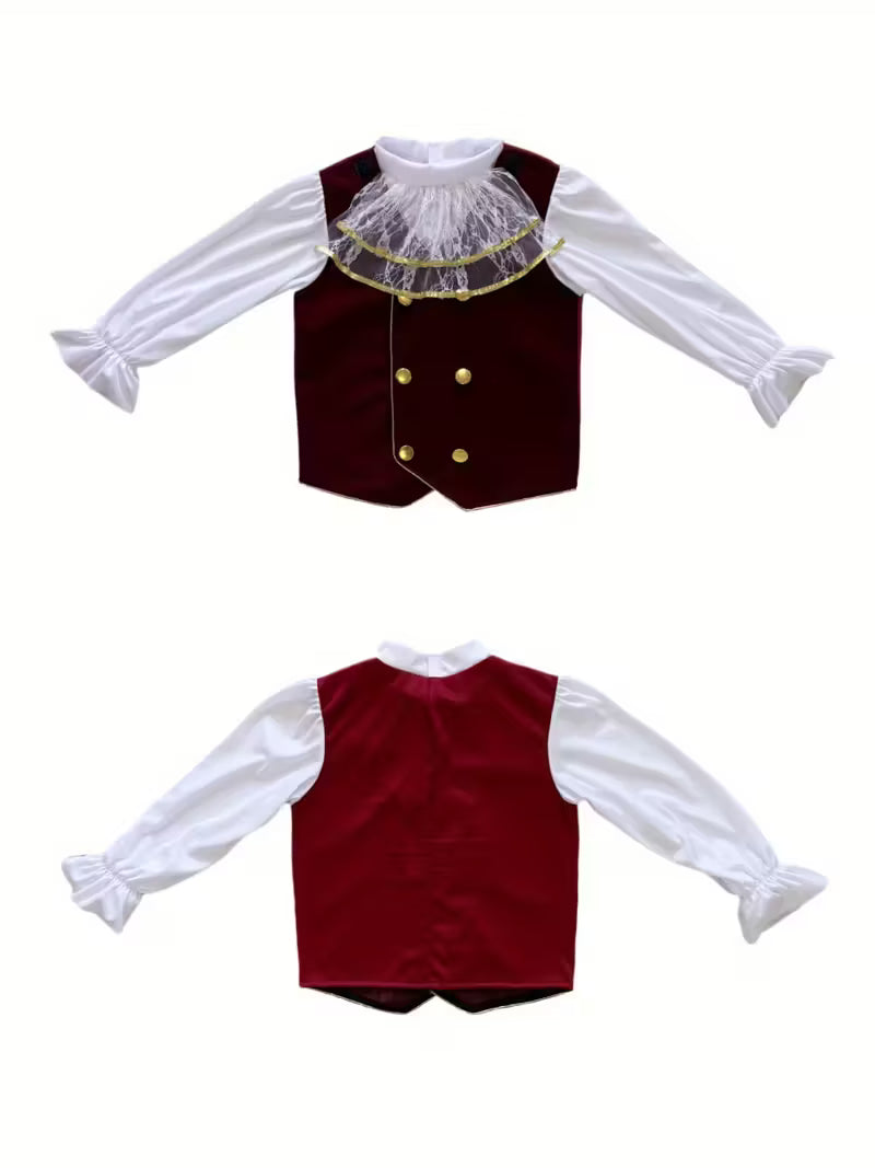 Vampirprinz Kostüm für Jungen – Dreiteiliges Set für | Halloween & Karneval