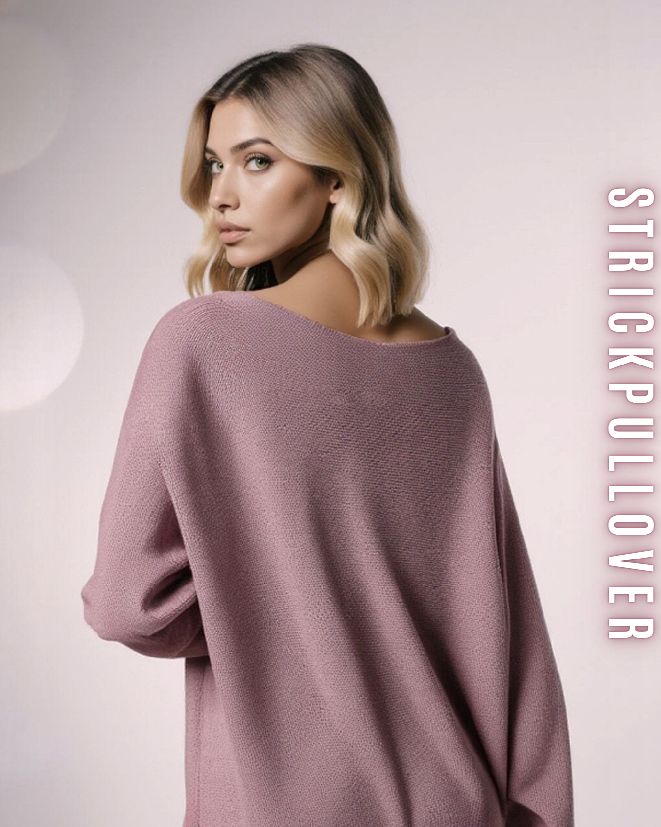Oversized Strickpullover – Lässiger Feinstrick
