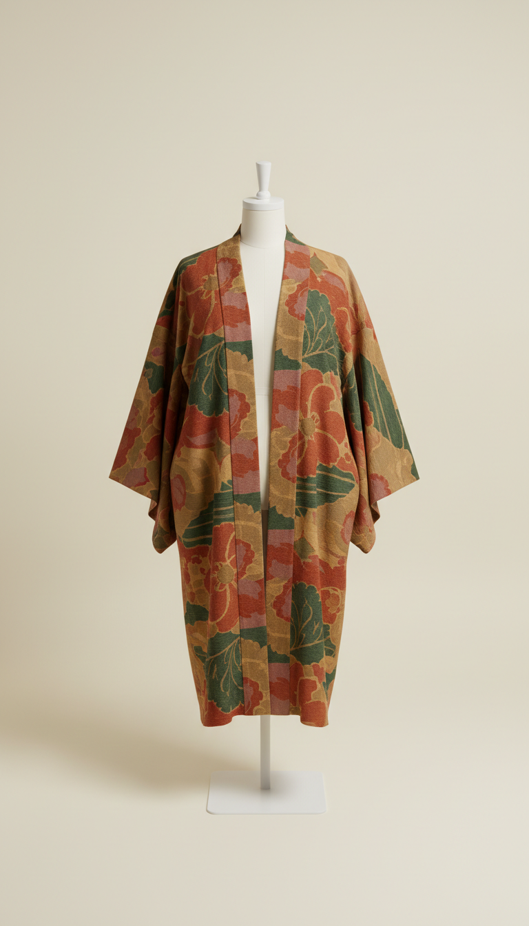 Kimono-Jacke mit Ethno-Muster