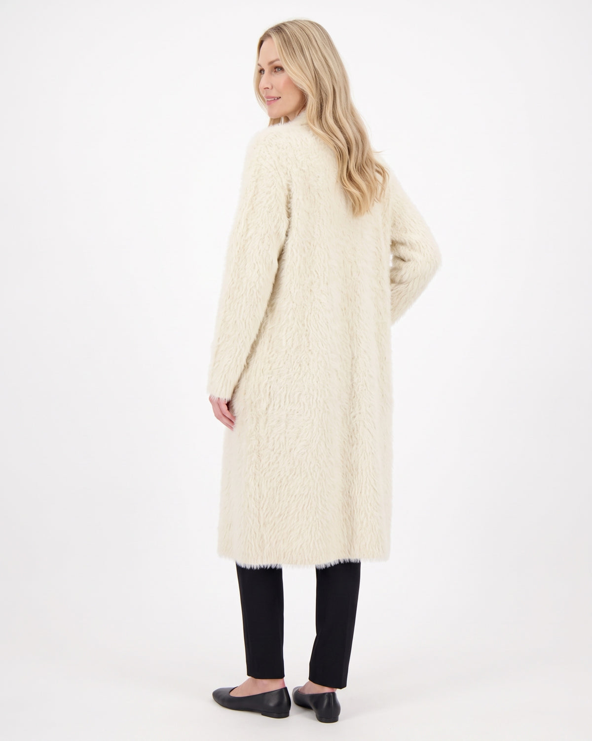 Langer Damen-Cardigan mit Taschen