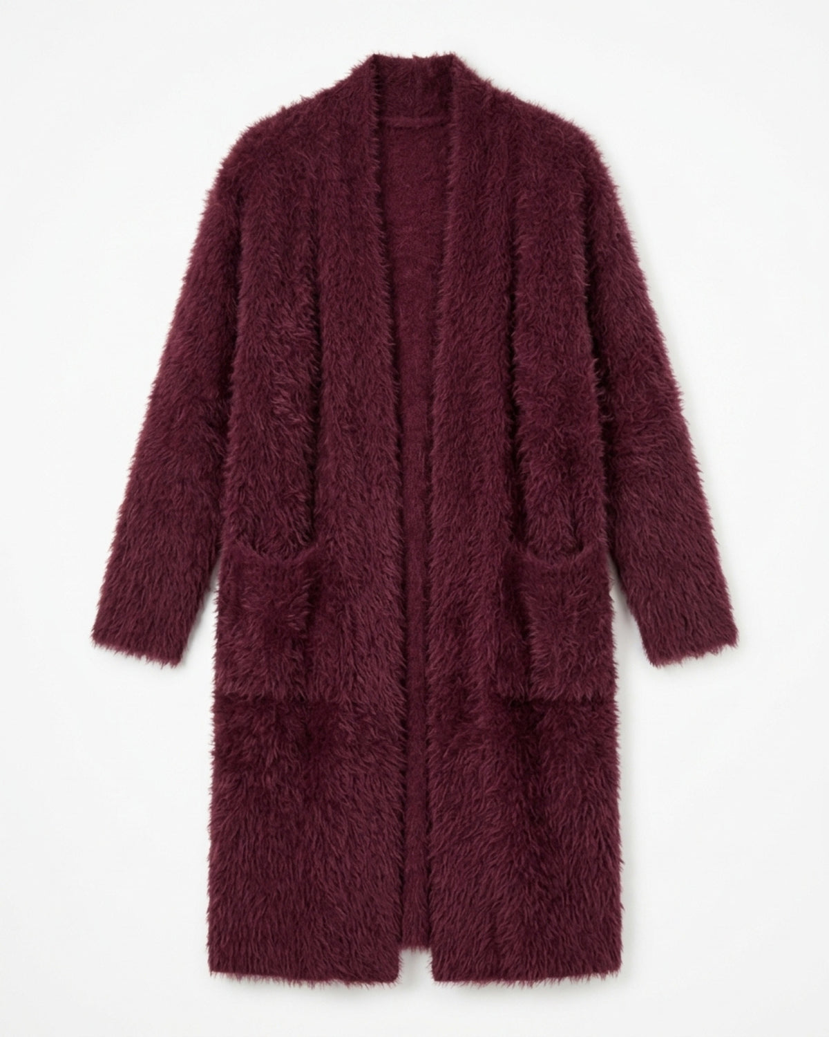 Langer Damen-Cardigan mit Taschen