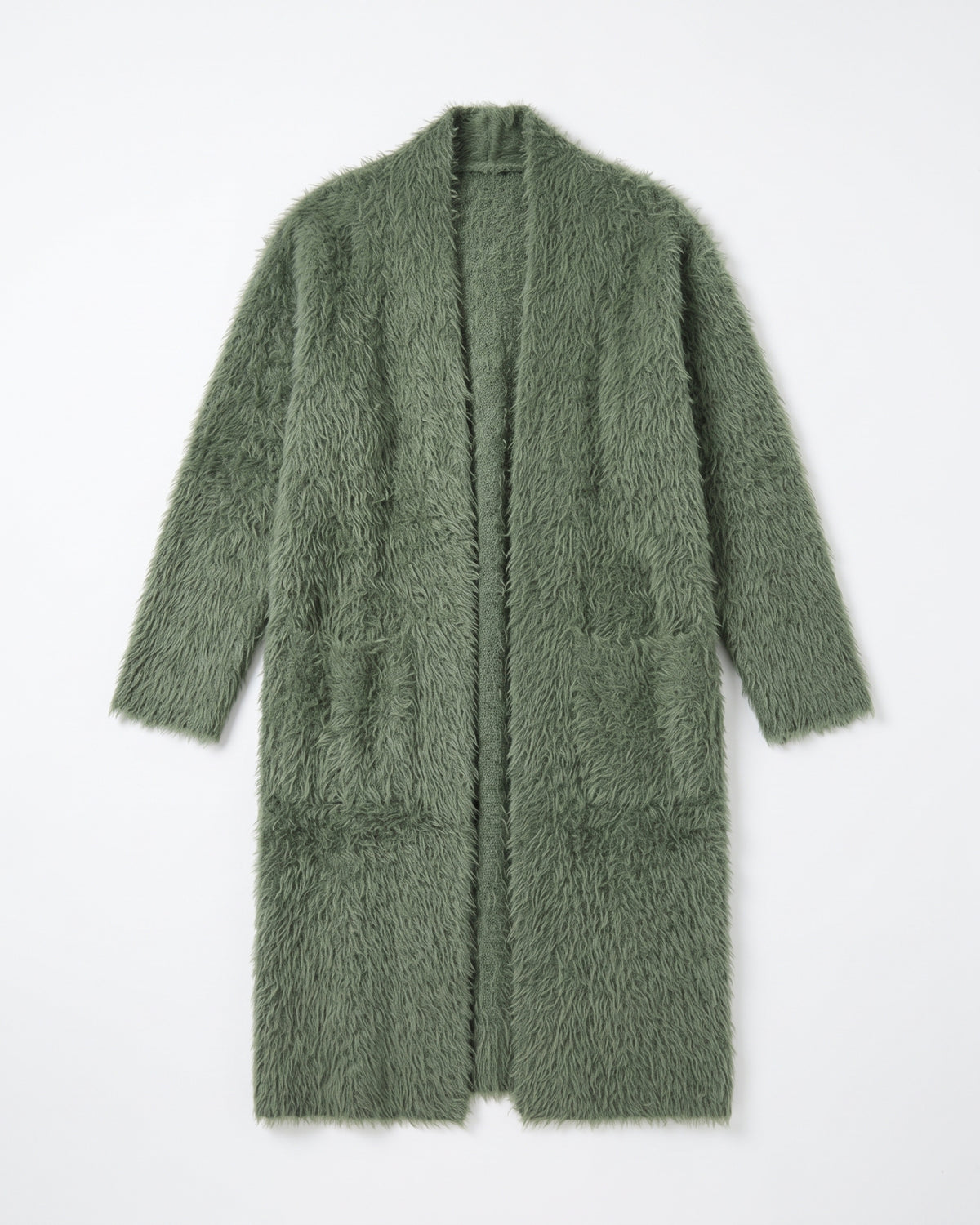 Langer Damen-Cardigan mit Taschen