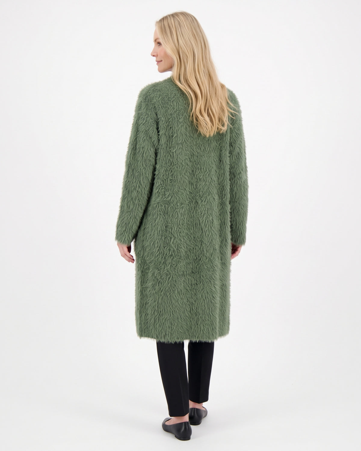 Langer Damen-Cardigan mit Taschen