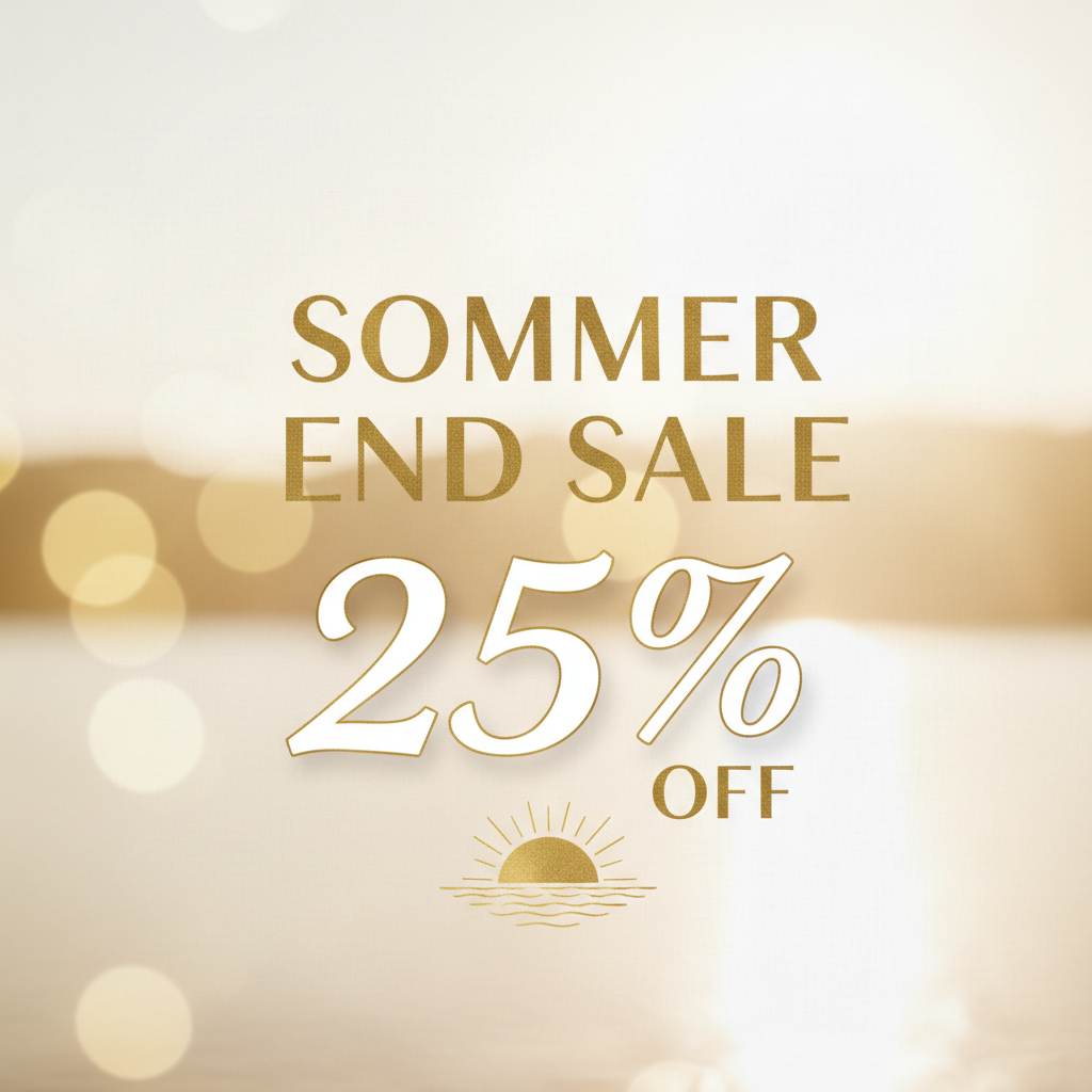 Sommerschlussverkauf von 25 % auf das gesamte Sommer-Sortiment bei ELEXUA.
