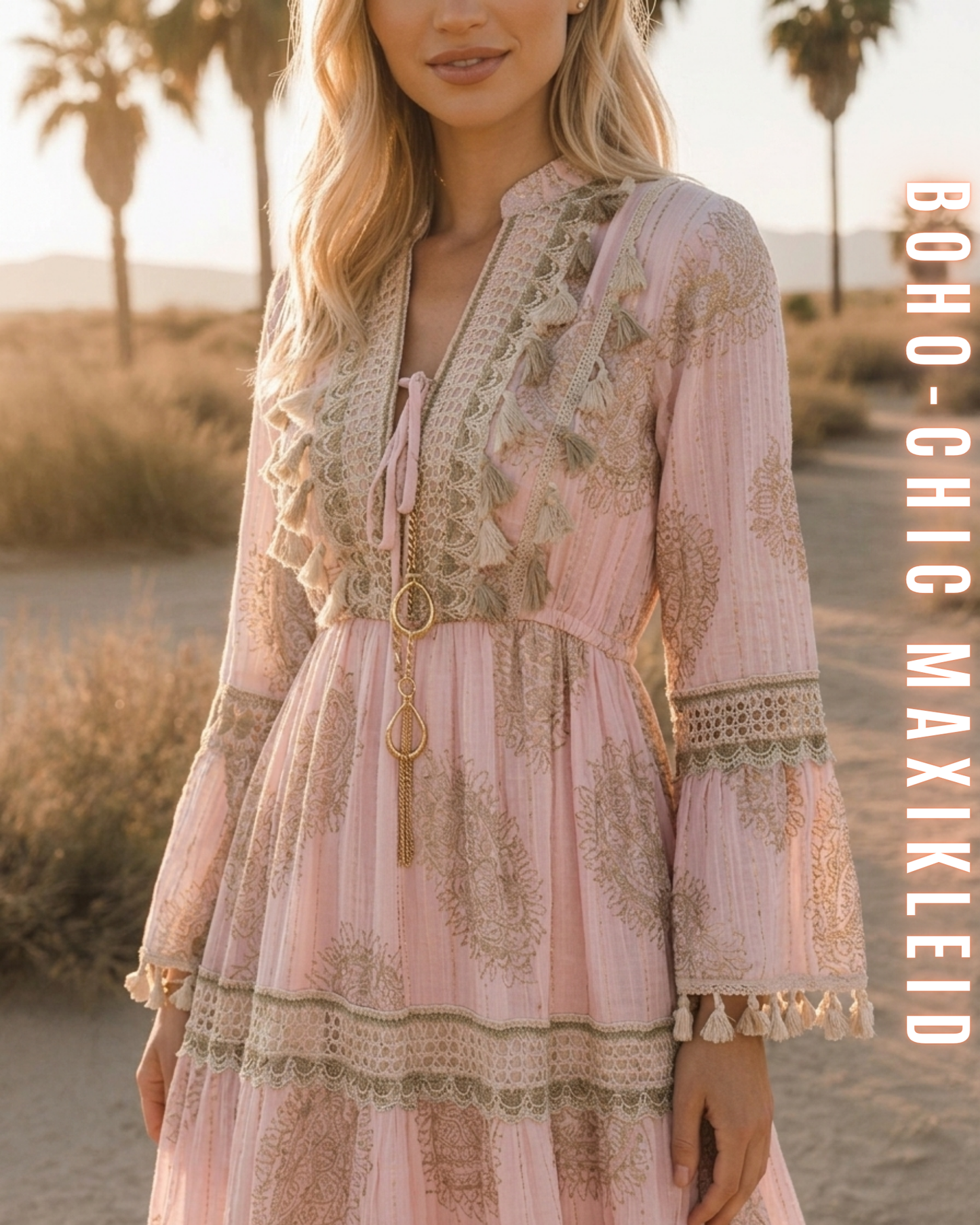 Boho-Chic Maxikleid