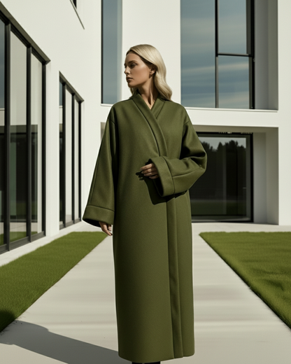 Luxus Wollmantel Oversize