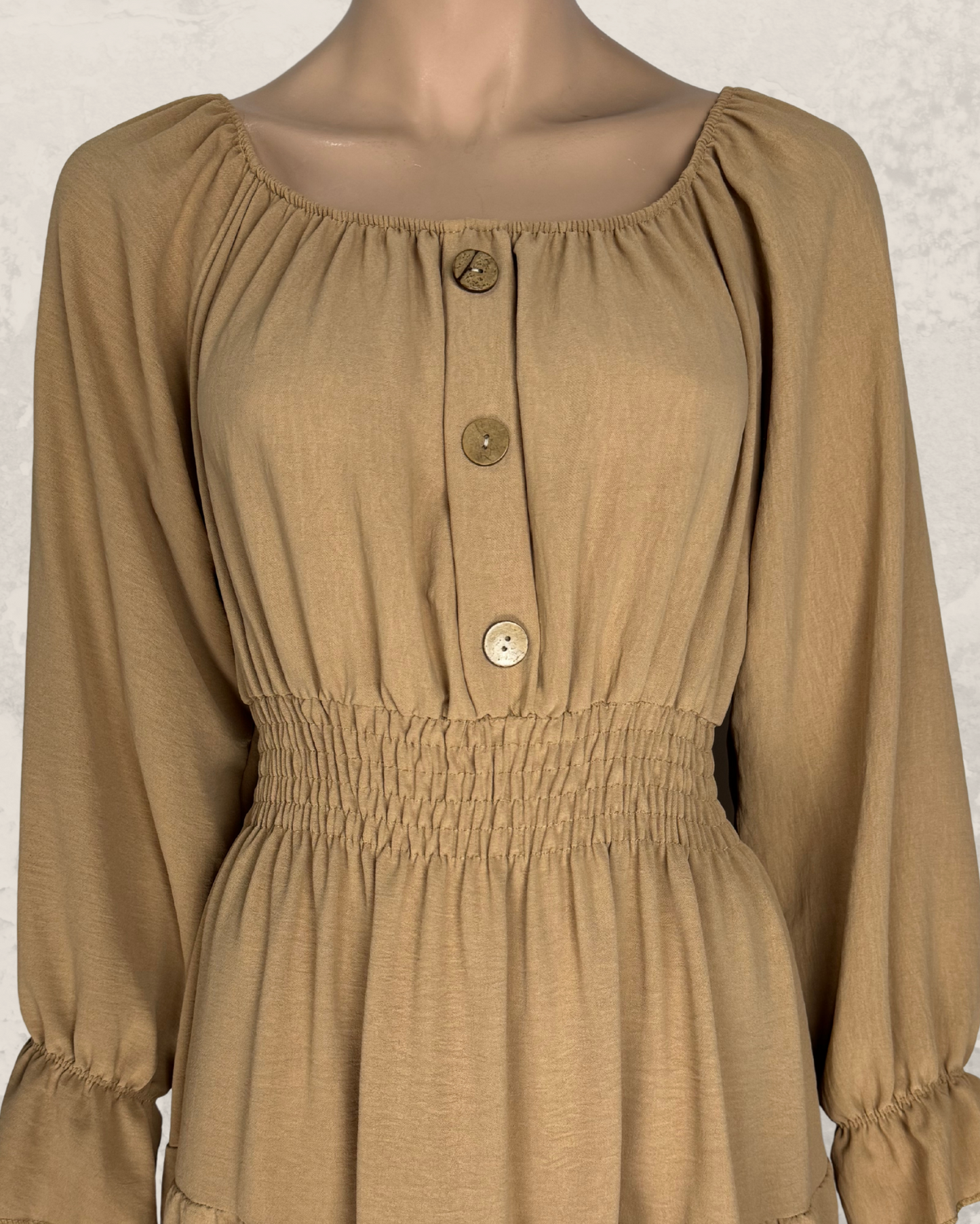 Damen Langeskleid| Weiß | Polyester | Ideal für Partys und Sommer