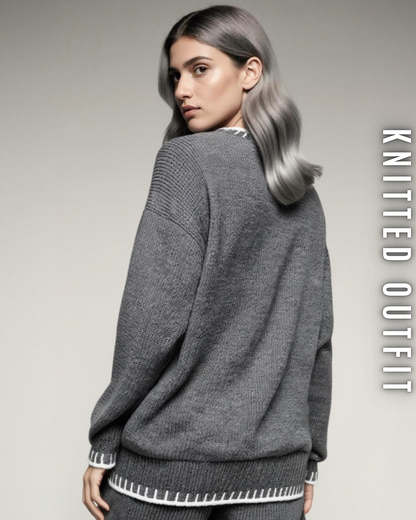 Kuscheliger Strick-Loungewear