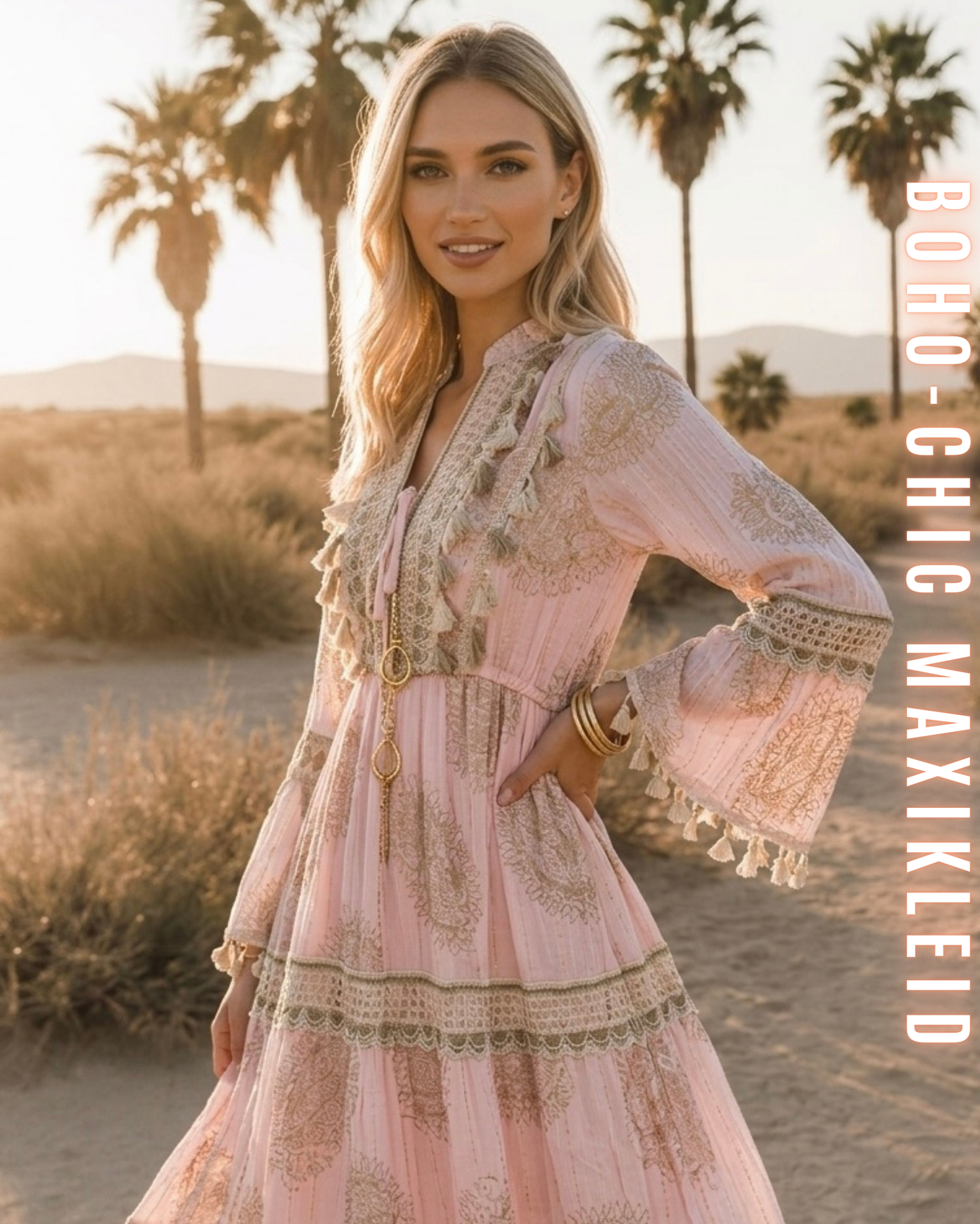 Boho-Chic Maxikleid