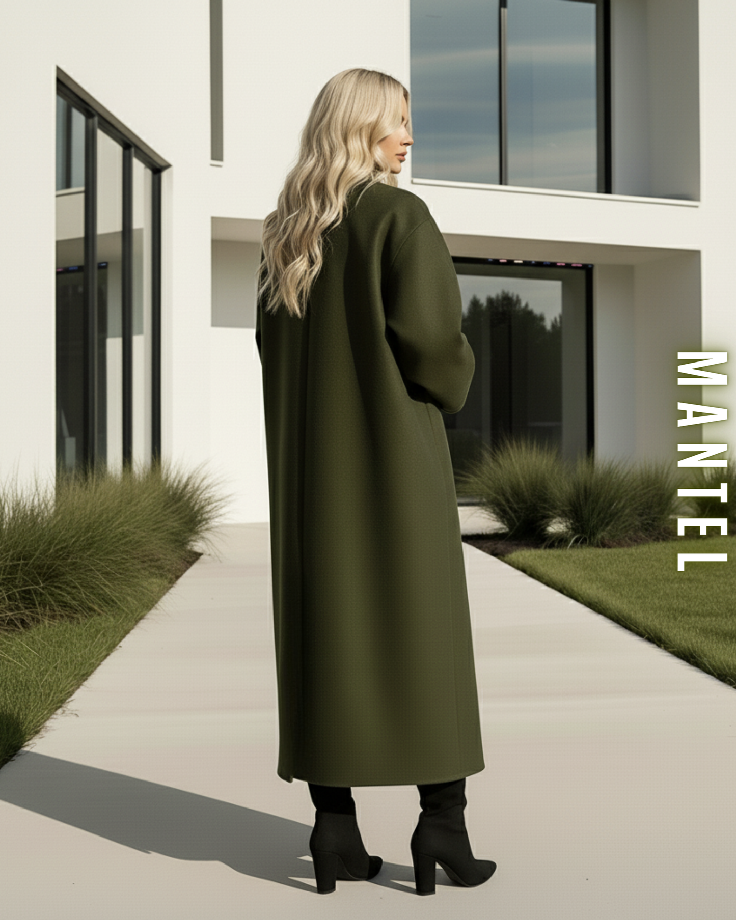 Luxus Wollmantel Oversize