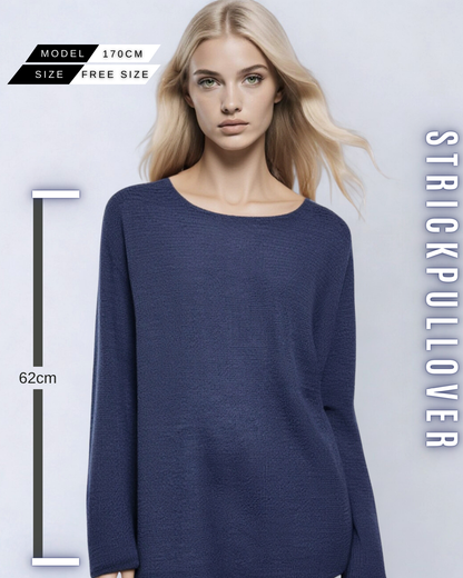 Oversized Strickpullover – Lässiger Feinstrick