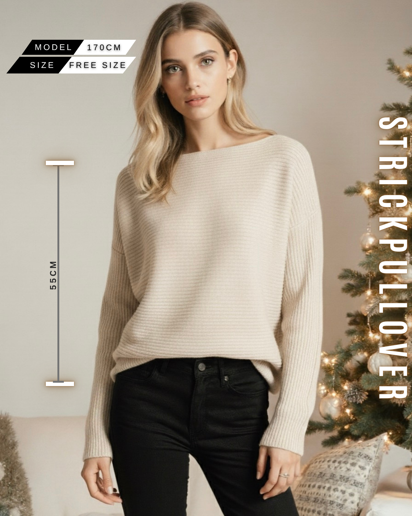 Oversize Strickpullover