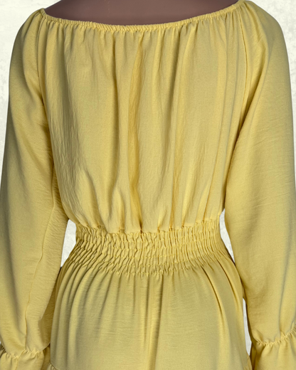 Damen Langeskleid| Weiß | Polyester | Ideal für Partys und Sommer