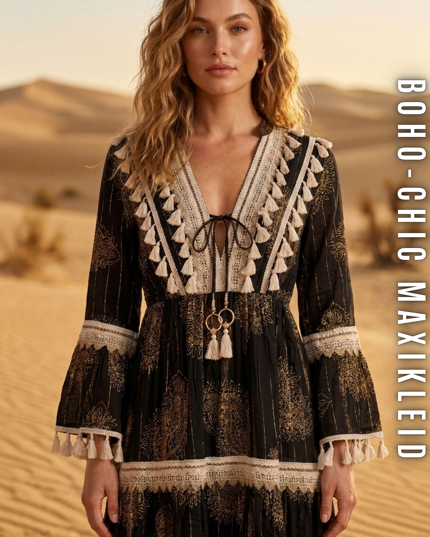 Boho-Chic Maxikleid